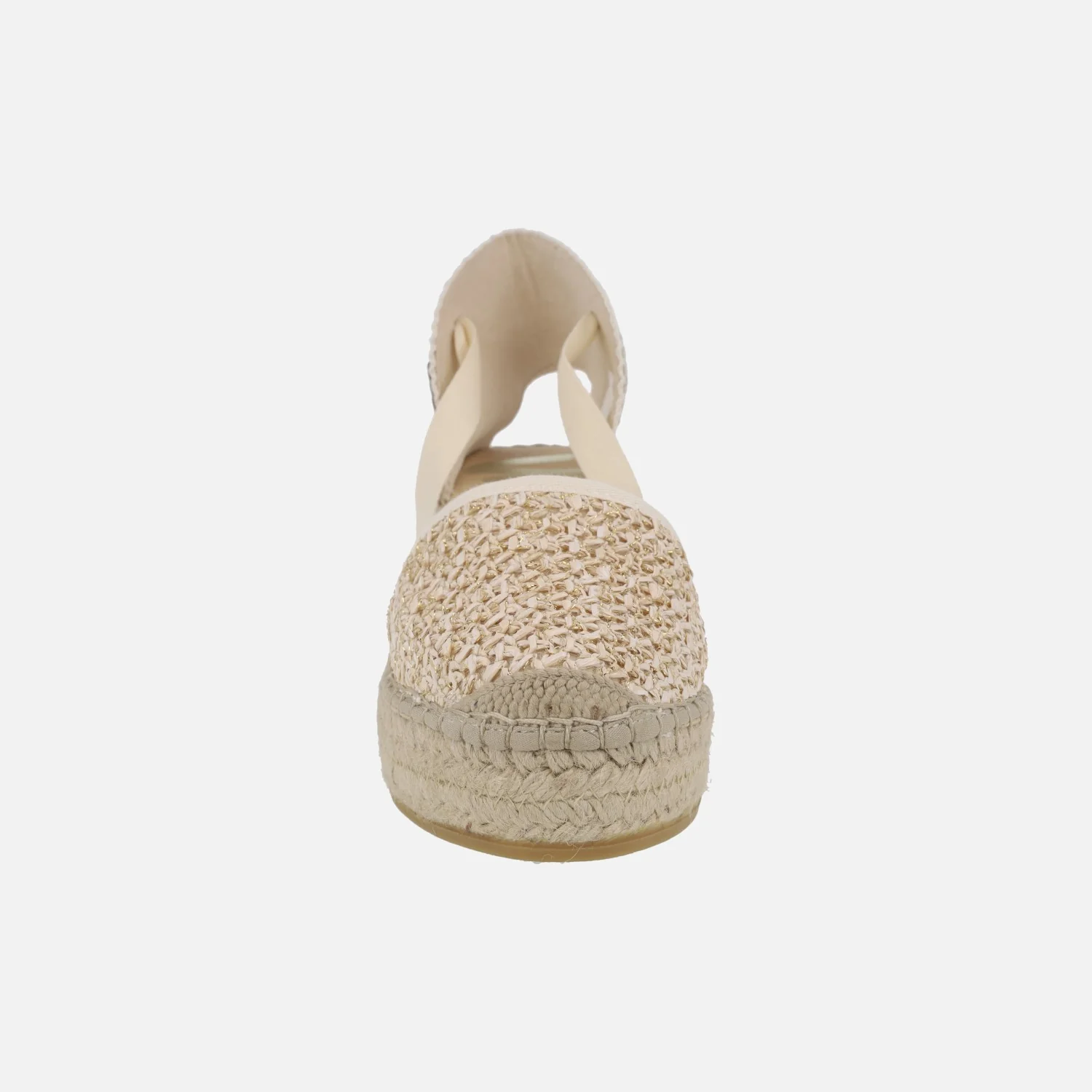 Zapatillas de esparto estilo campesinas en tejido rafia con cintas - Image 10