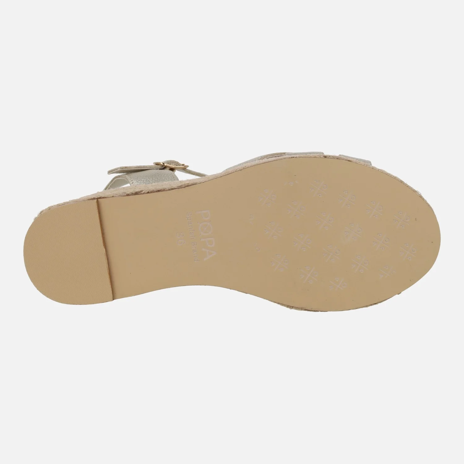 Zapatillas de piel con cuña de esparto Karan - Image 7