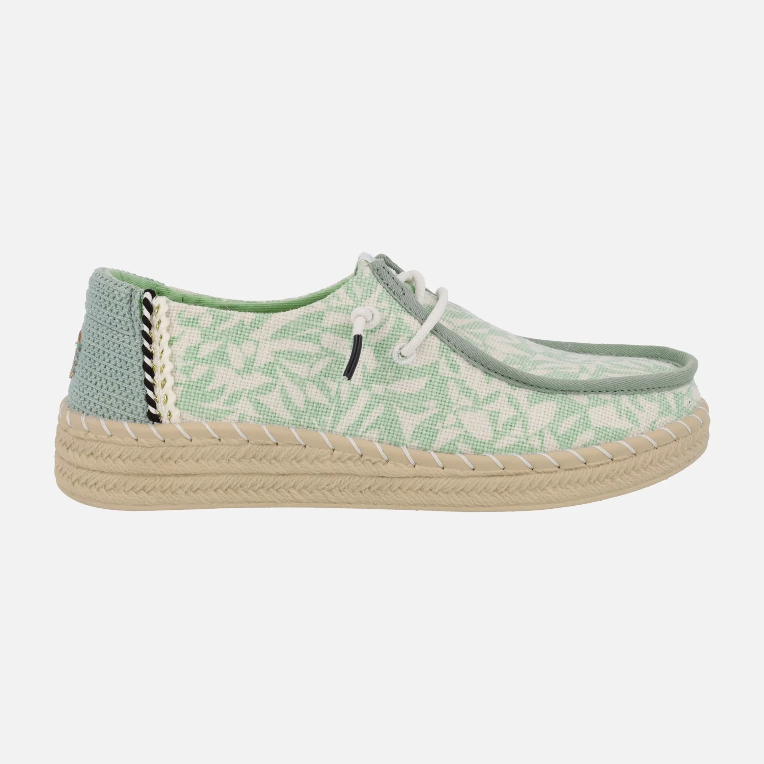 Zapatillas de tejido estampado Wendy espadrilles retro palm - Image 2