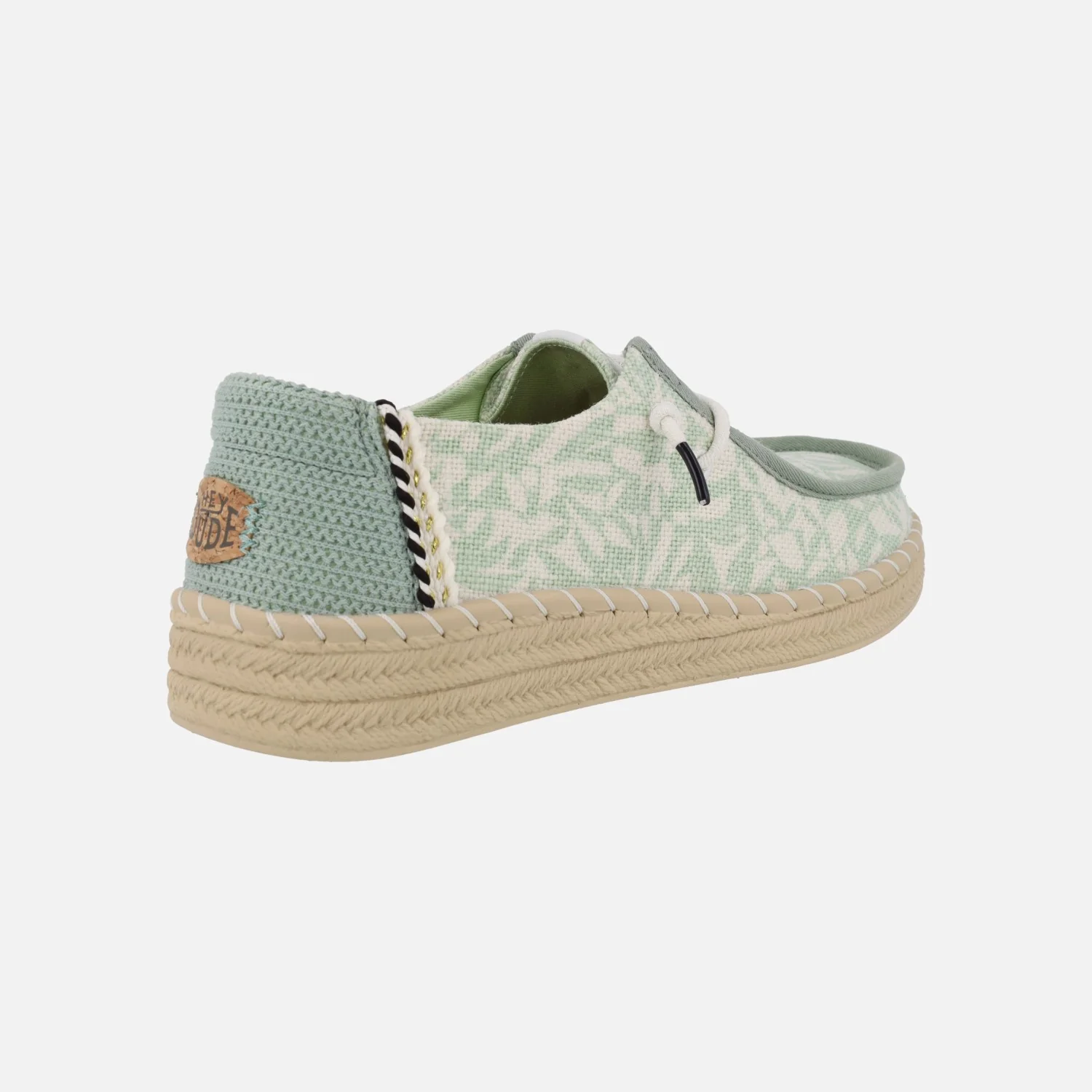 Zapatillas de tejido estampado Wendy espadrilles retro palm - Image 5
