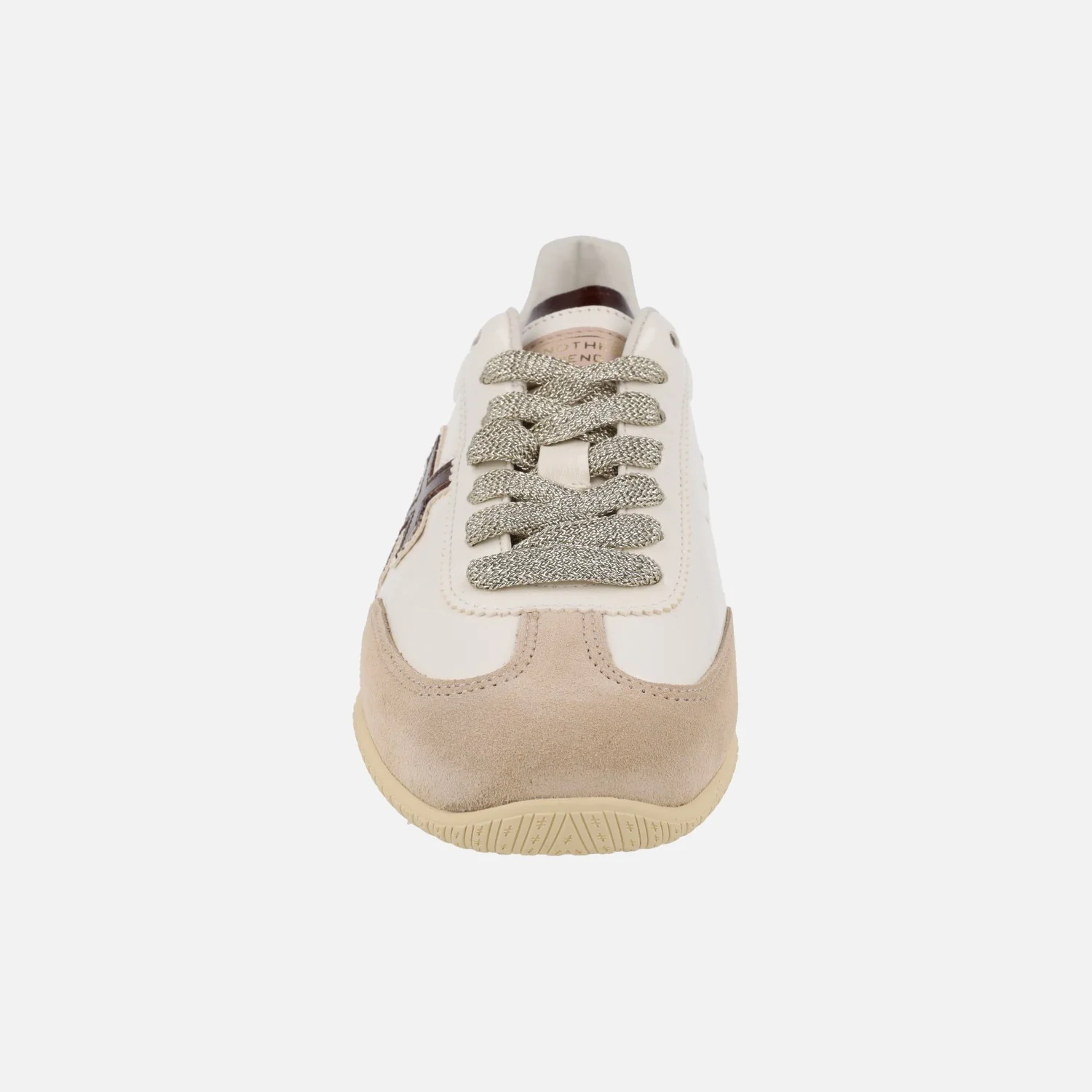 Zapatillas deportivas Atenas A078 en combinado blanco y marrón - Image 5