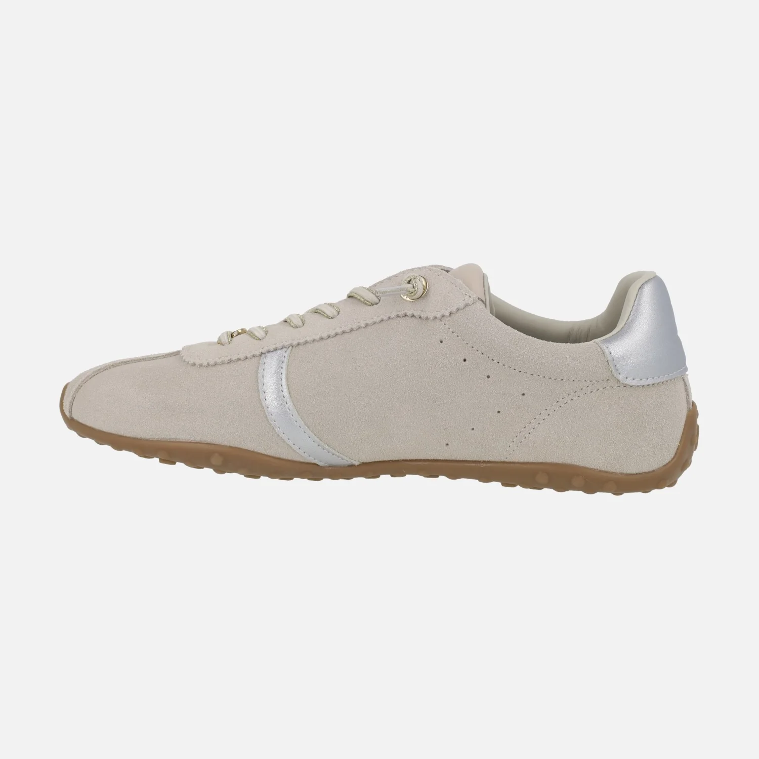 Zapatillas deportivas bajas en serraje hielo con cordones elásticos - Image 4