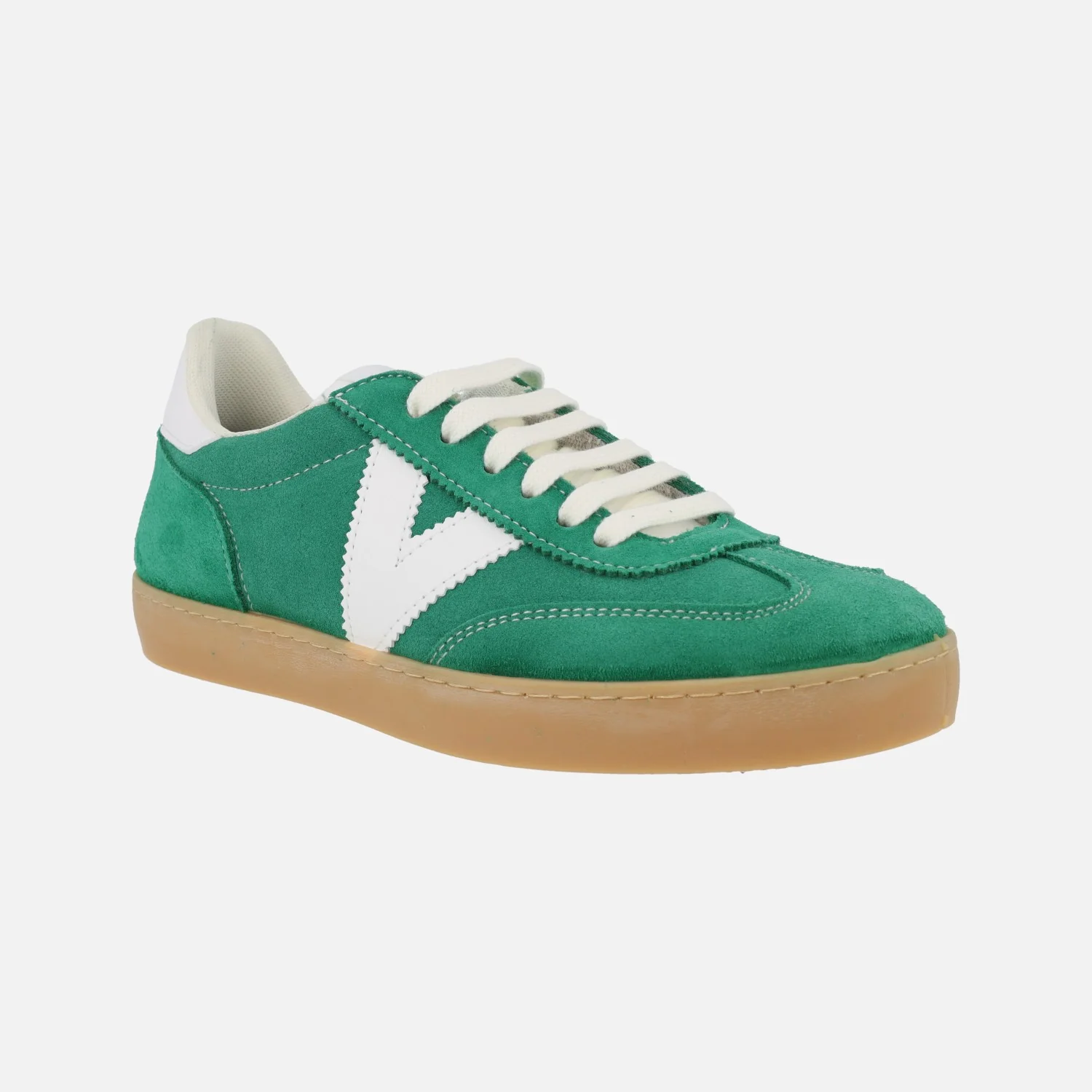Zapatillas deportivas Berlin serraje retro verde - Image 2