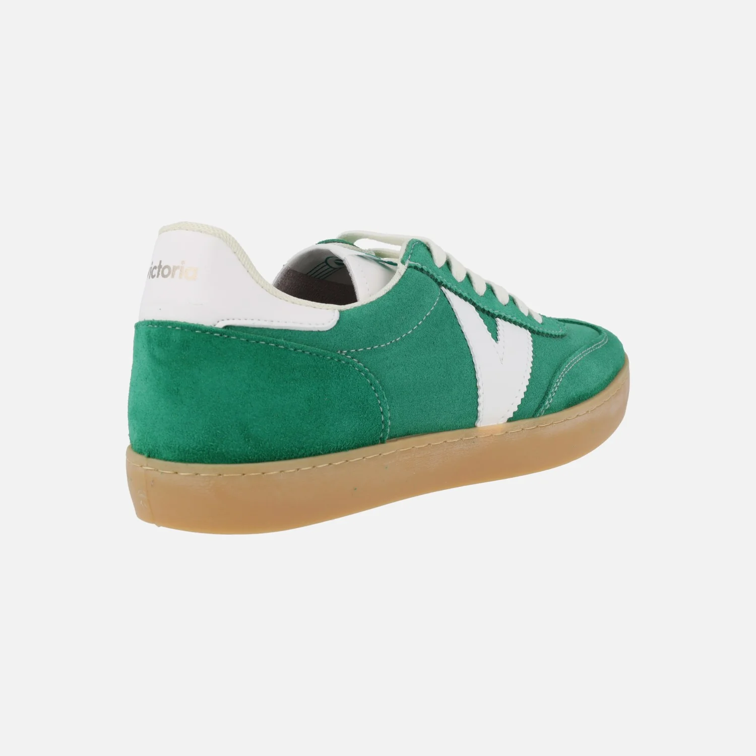 Zapatillas deportivas Berlin serraje retro verde - Image 4