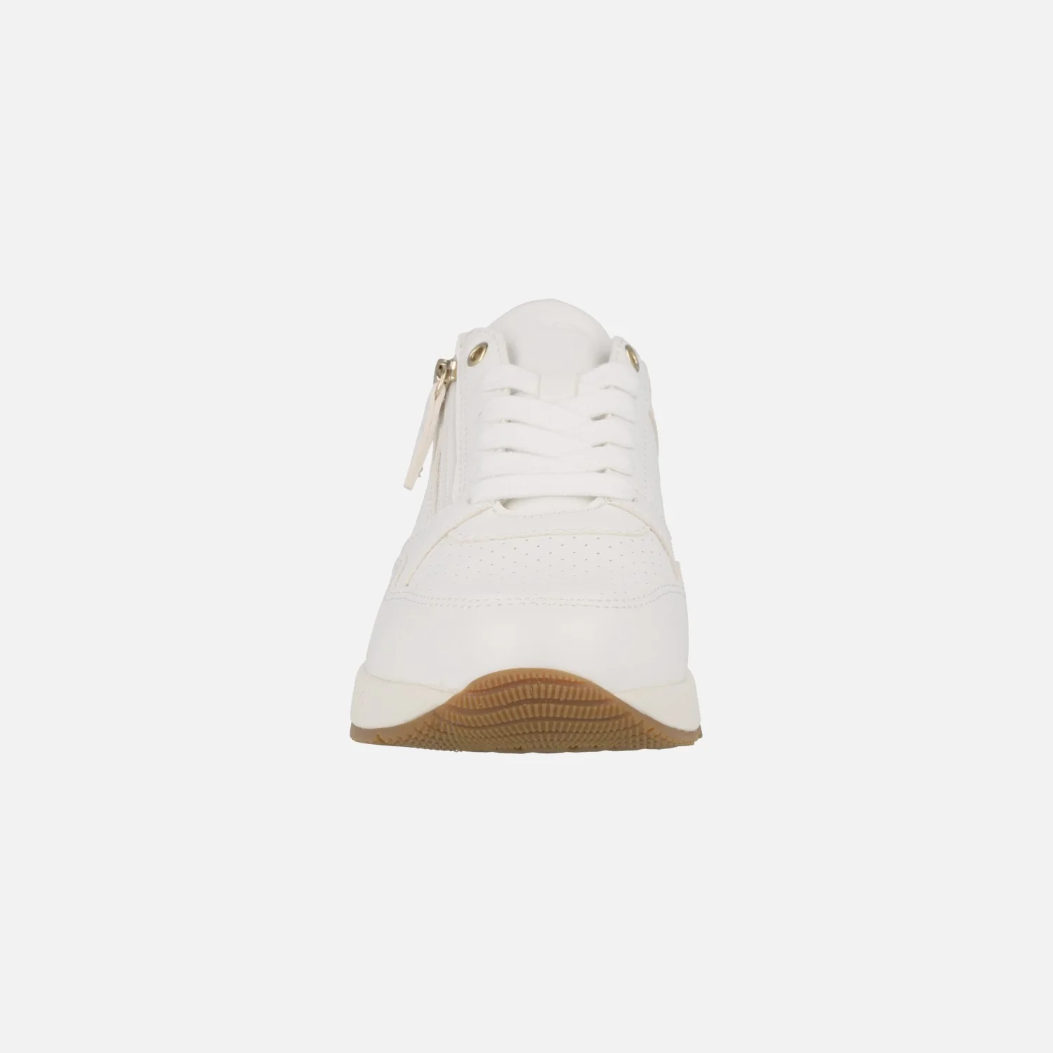 Zapatillas deportivas blancas con cordones y cremallera Bulmya - Image 5