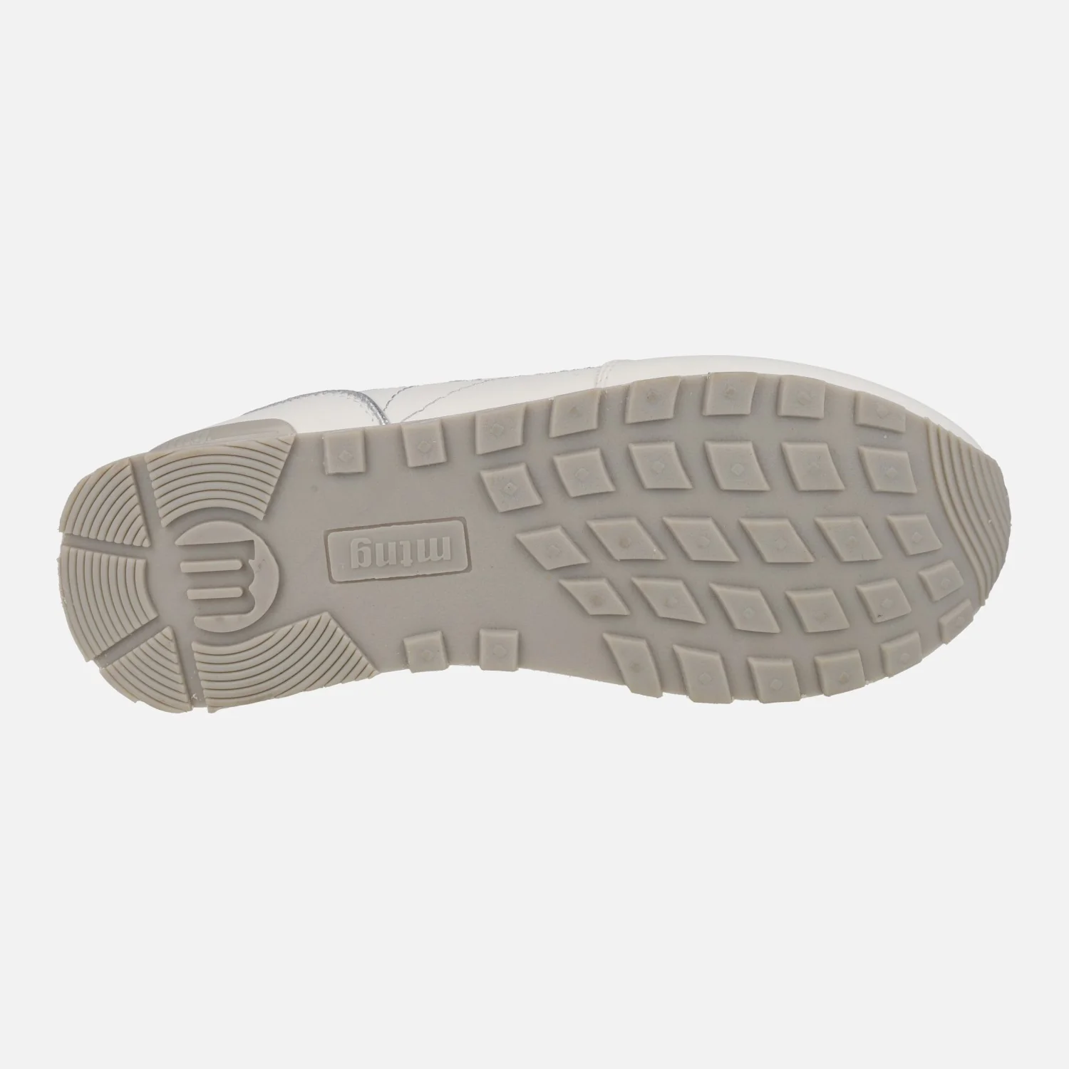 Zapatillas deportivas blancas con detalles plata Joggo classic - Image 5