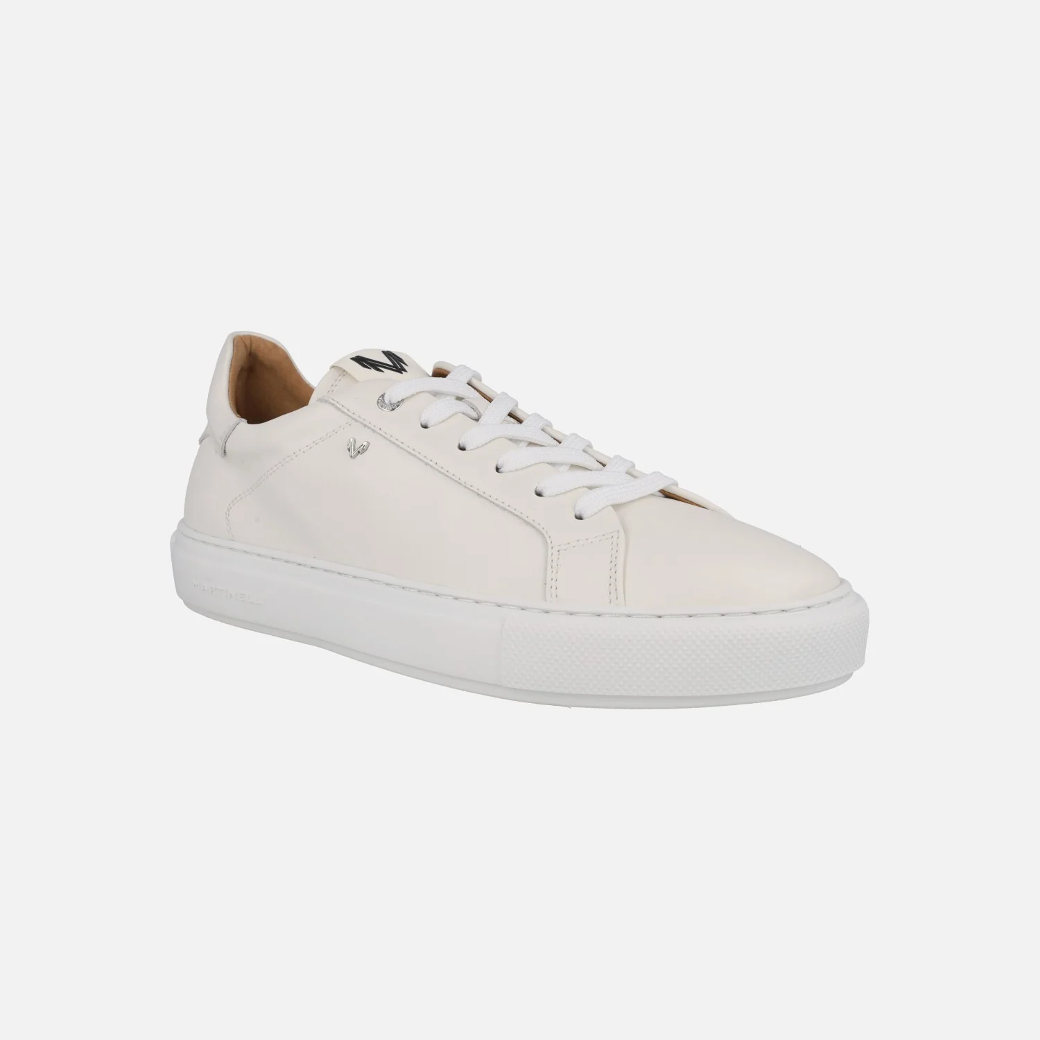 Zapatillas deportivas blancas de piel para hombre Hastings - Image 2