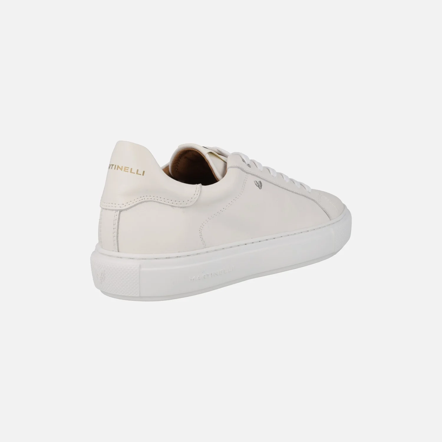 Zapatillas deportivas blancas de piel para hombre Hastings - Image 3