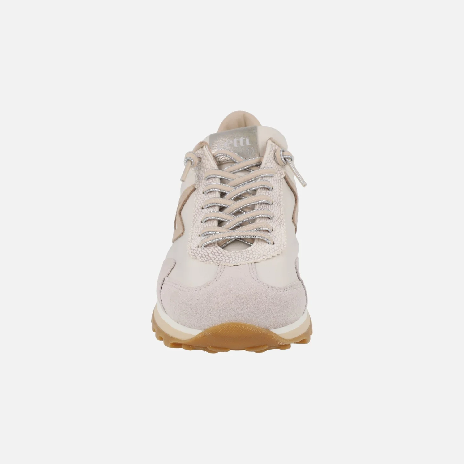 Zapatillas deportivas Cetti en combinado marfil con cordones elásticos - Image 5