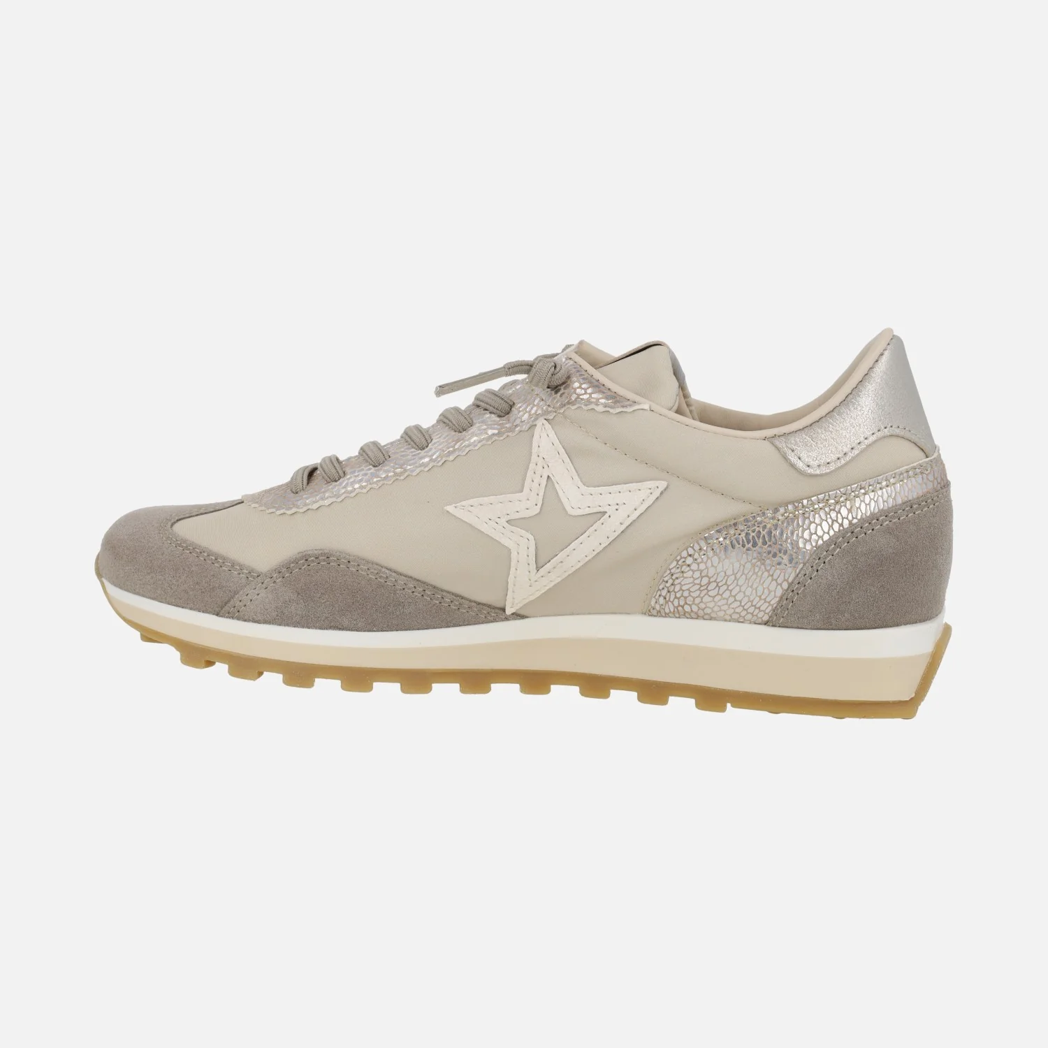 Zapatillas deportivas Cetti en combinado Old rose con cordones elásticos - Image 3