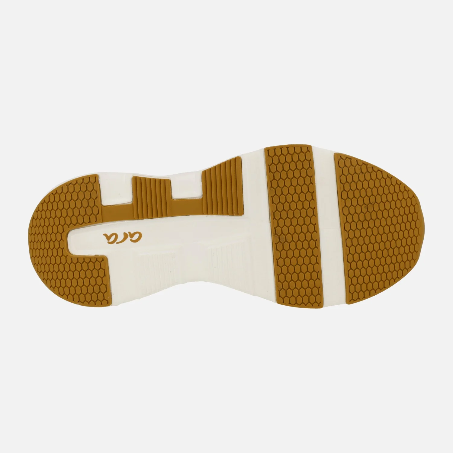 Zapatillas deportivas con cordones en tejido beige con piso volumen - Image 6