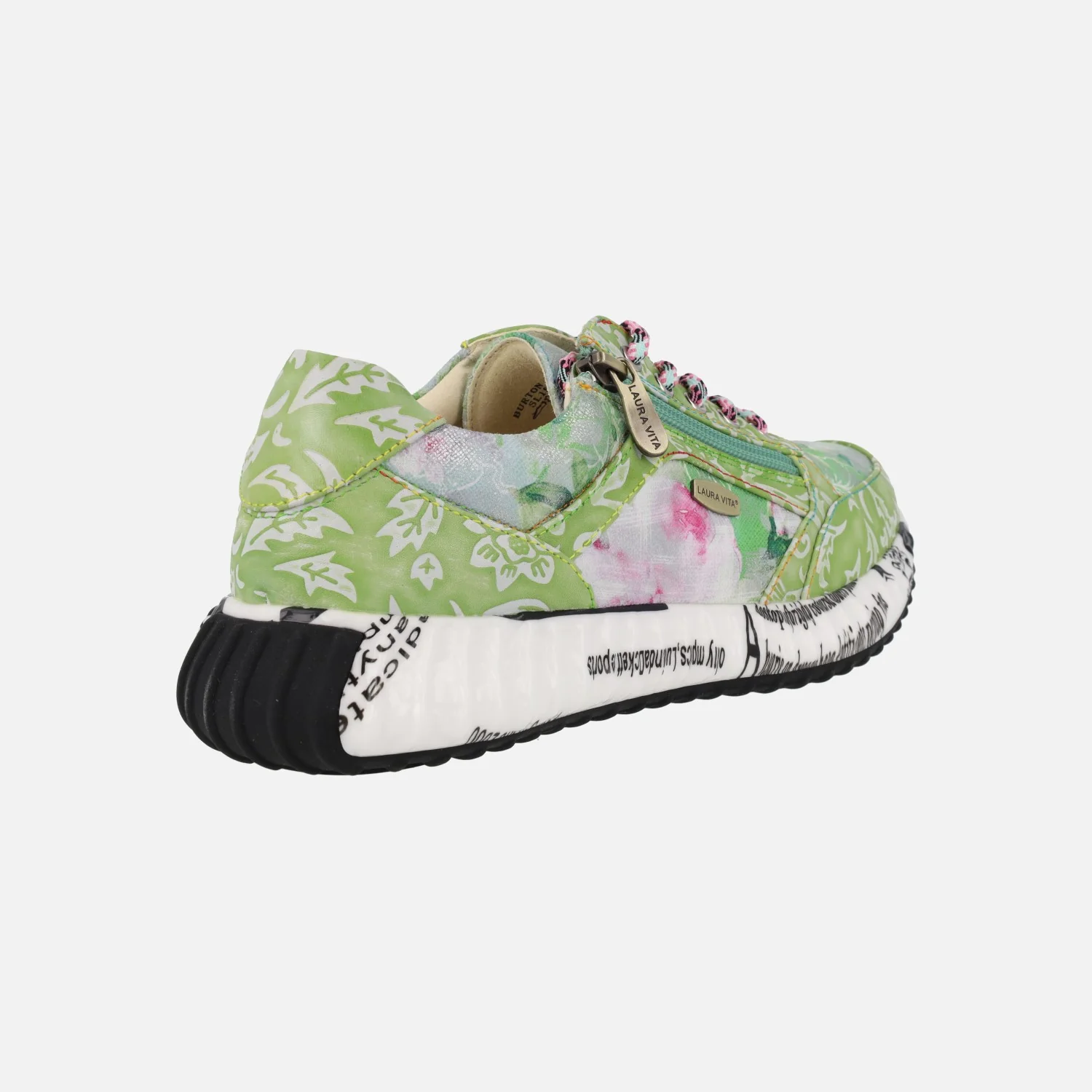 Zapatillas deportivas con cremallera lateral Burton 1123 Anis - Image 4
