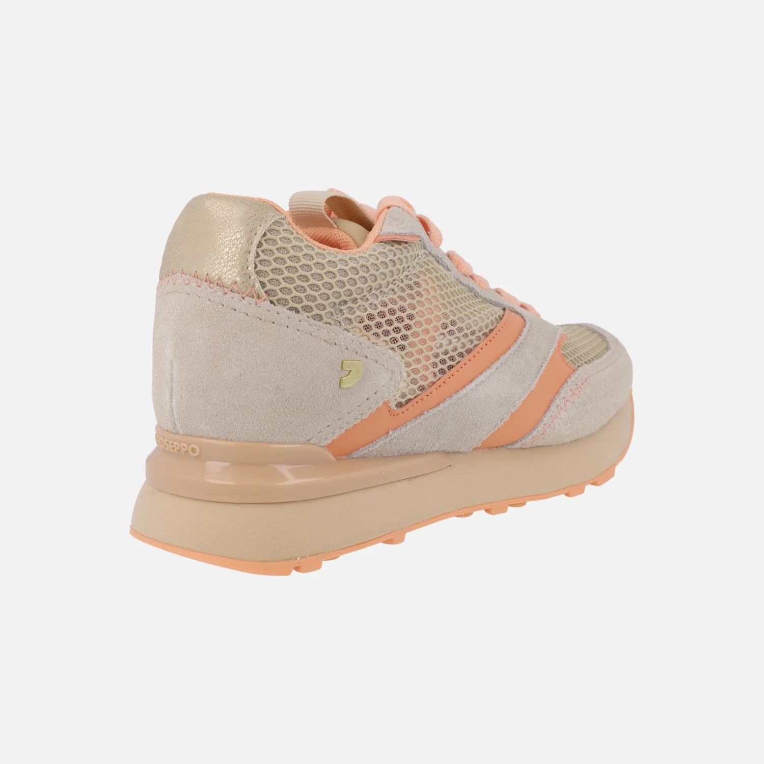 Zapatillas deportivas con cuña interior Larrabee beige - Image 4