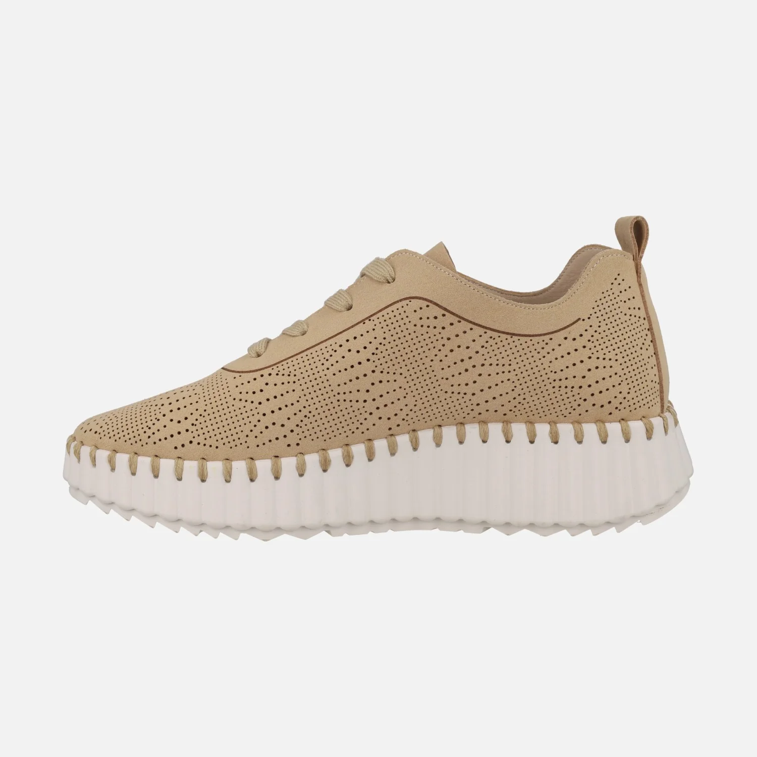 Zapatillas deportivas con detalle de picados y cierre de cordones - Image 3