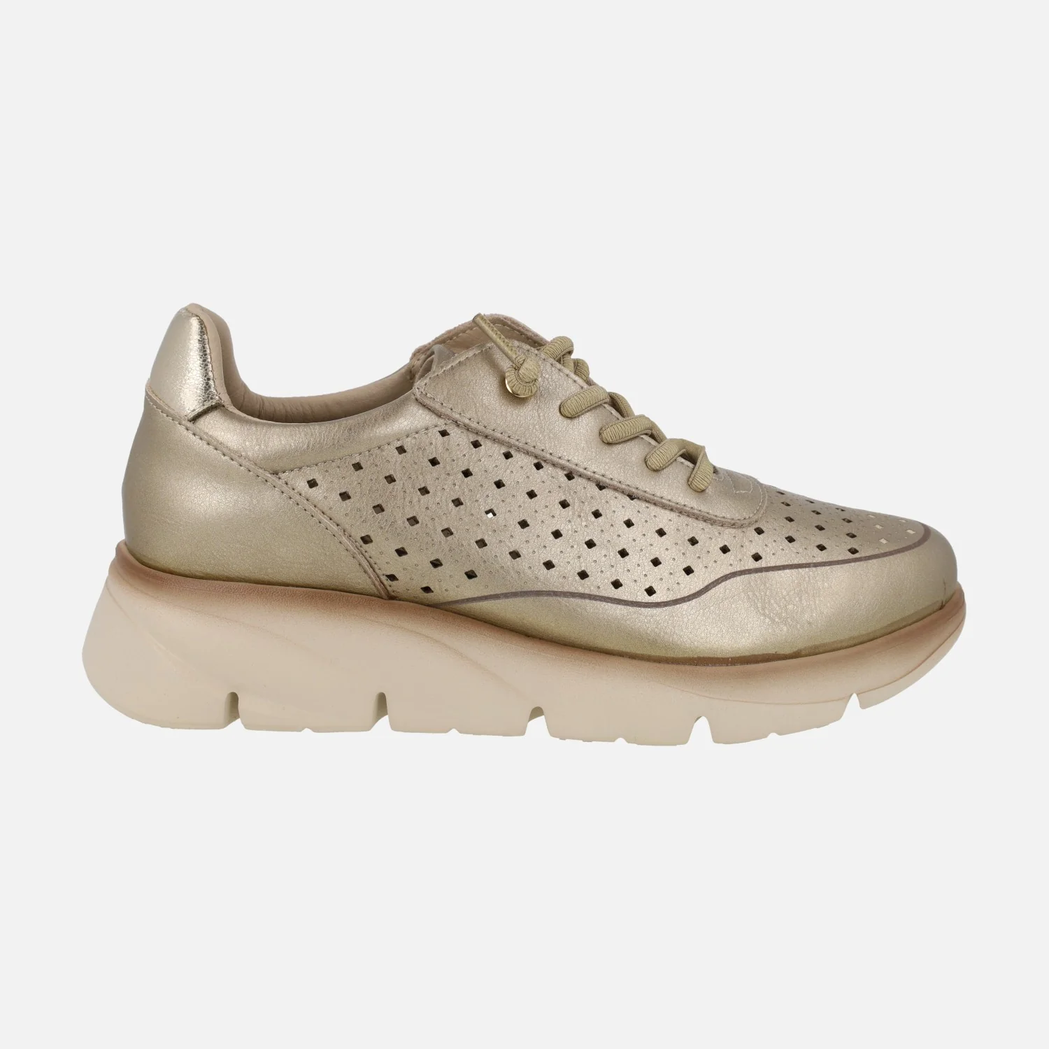 Zapatillas deportivas con perforados y cordones elásticos - Image 13