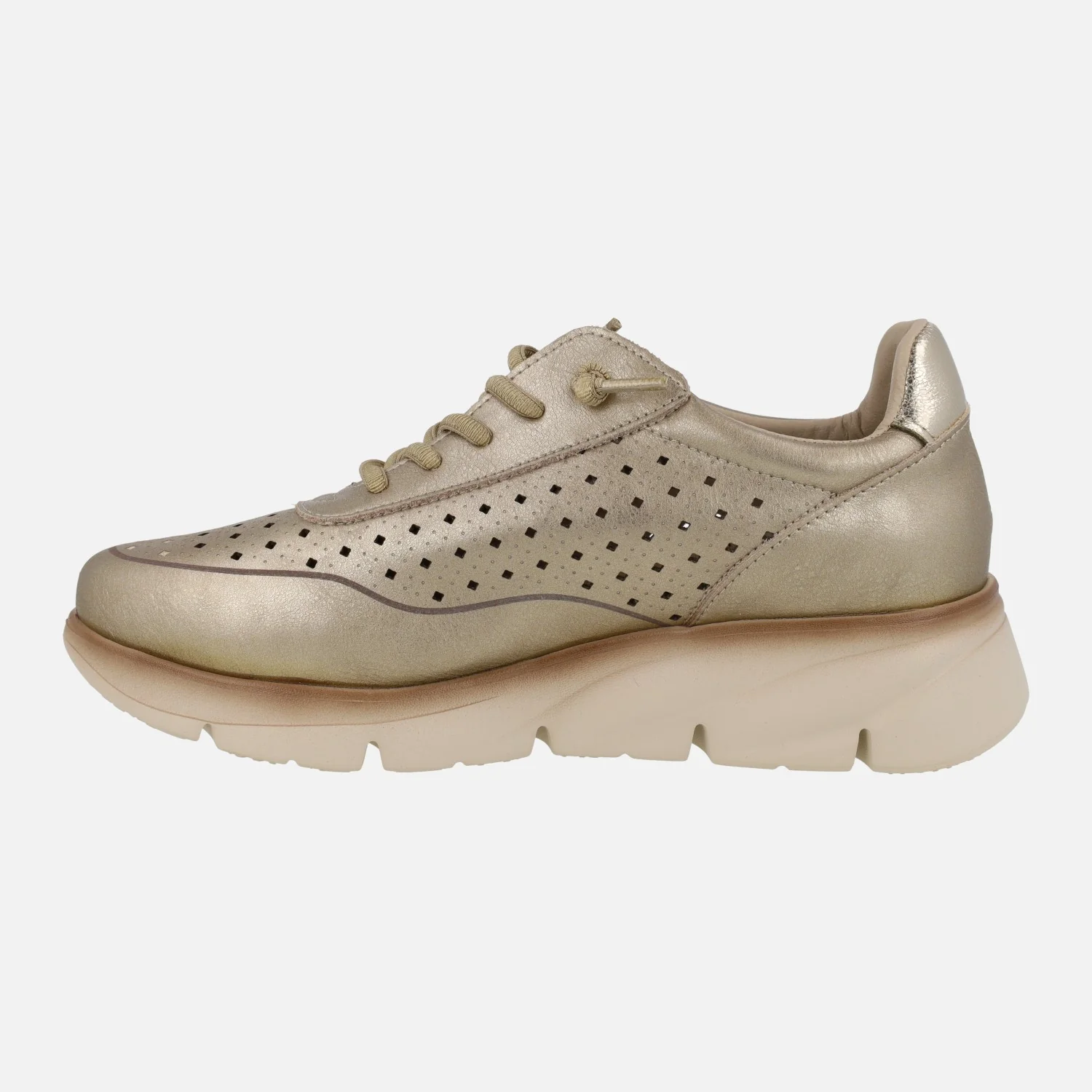 Zapatillas deportivas con perforados y cordones elásticos - Image 15