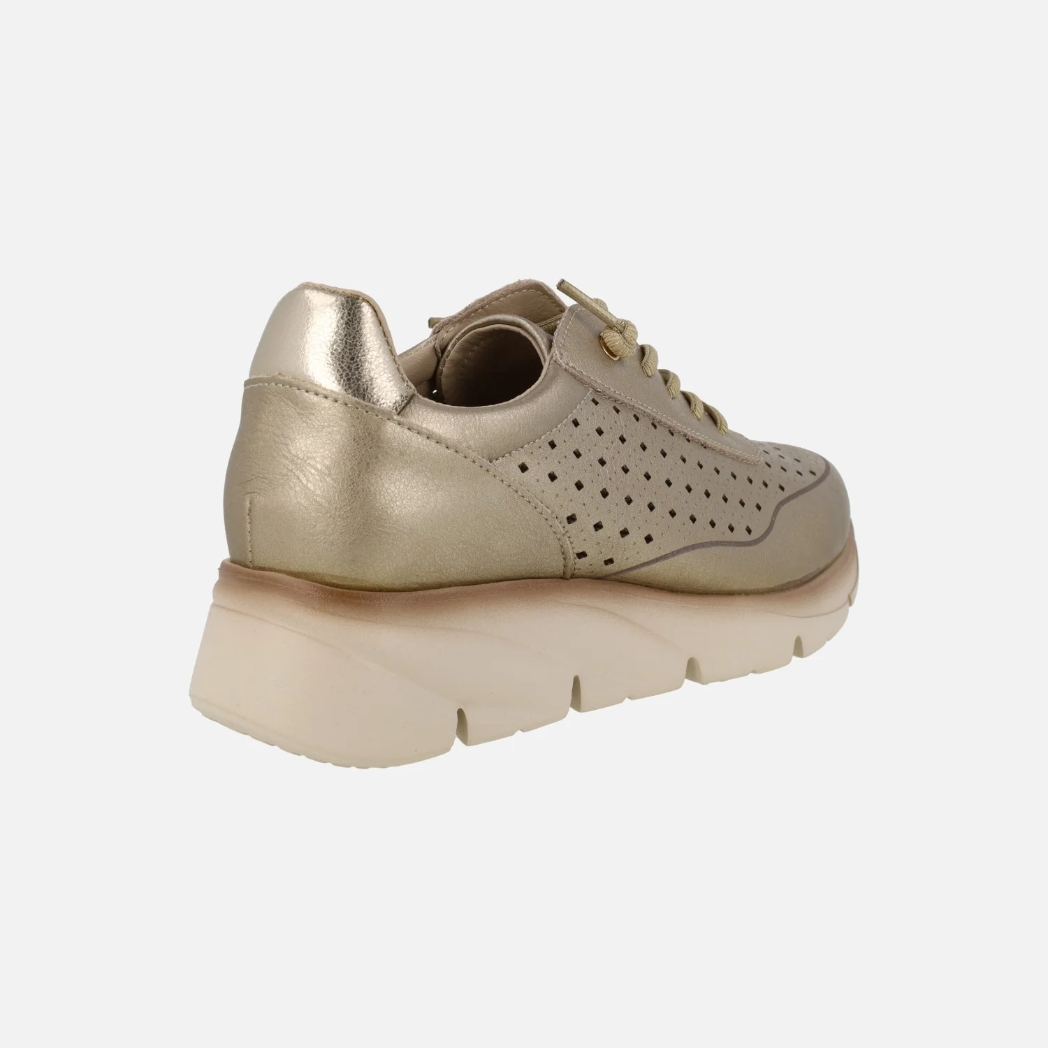 Zapatillas deportivas con perforados y cordones elásticos - Image 16