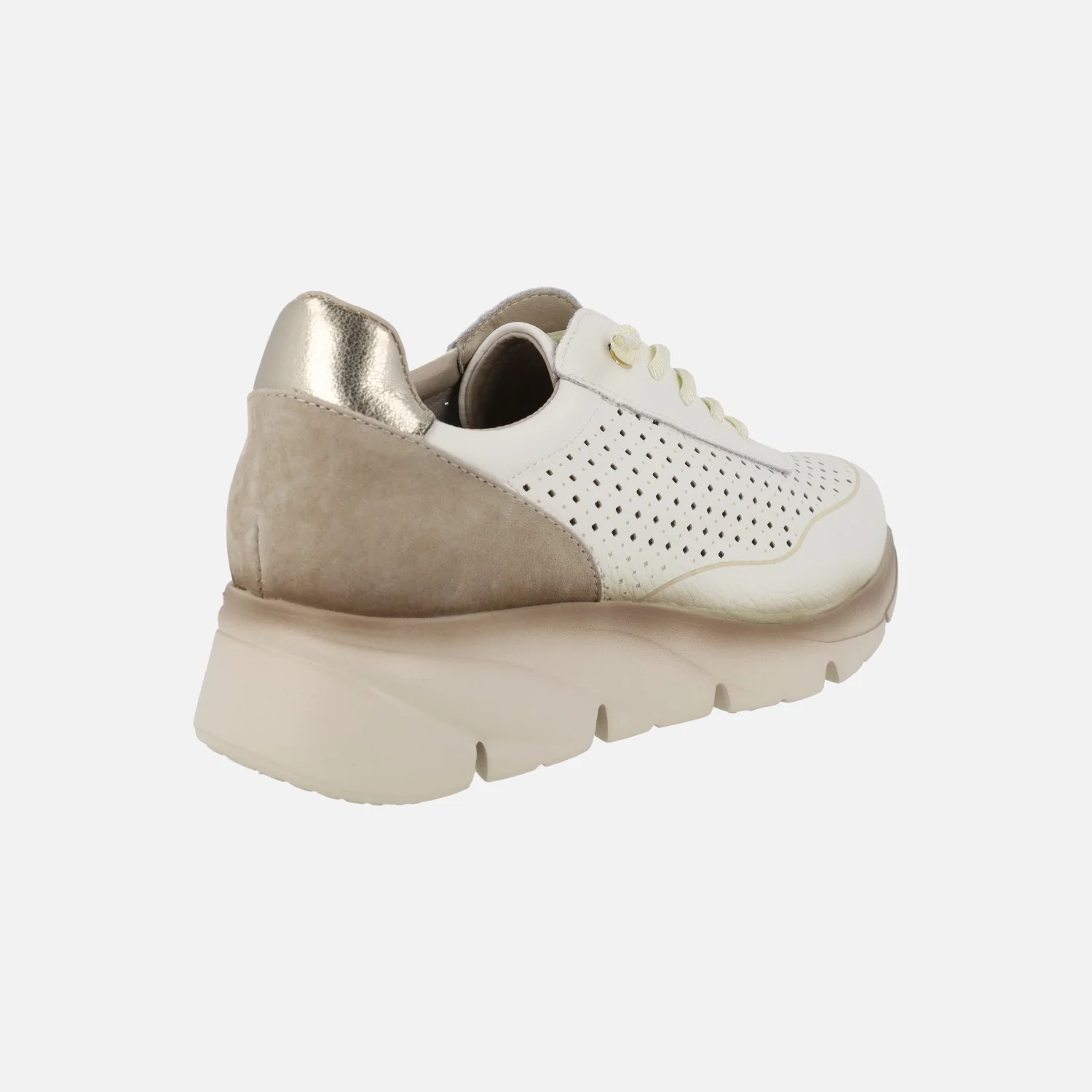 Zapatillas deportivas con perforados y cordones elásticos - Image 4