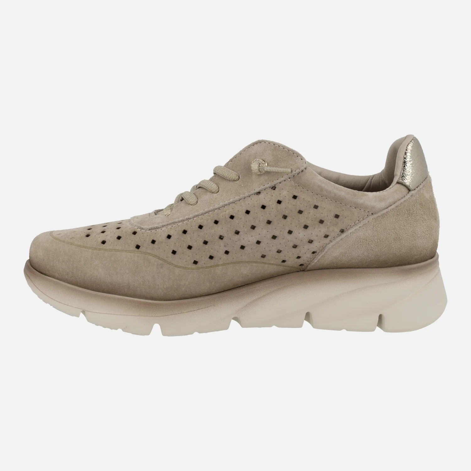 Zapatillas deportivas con perforados y cordones elásticos - Image 9