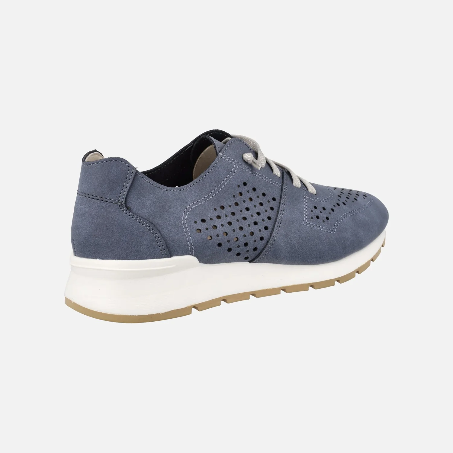 Zapatillas deportivas con perforados y cordones elásticos - Image 3