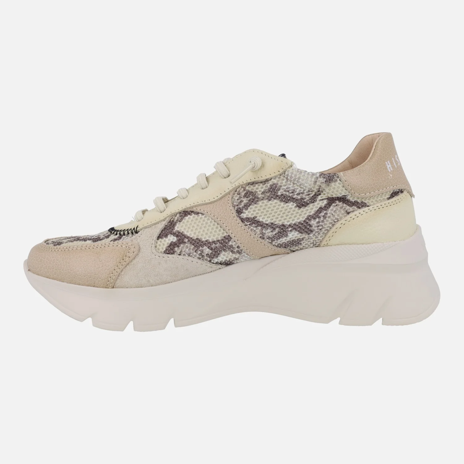 Zapatillas deportivas con plataforma Kansas Python Taupe - Image 3