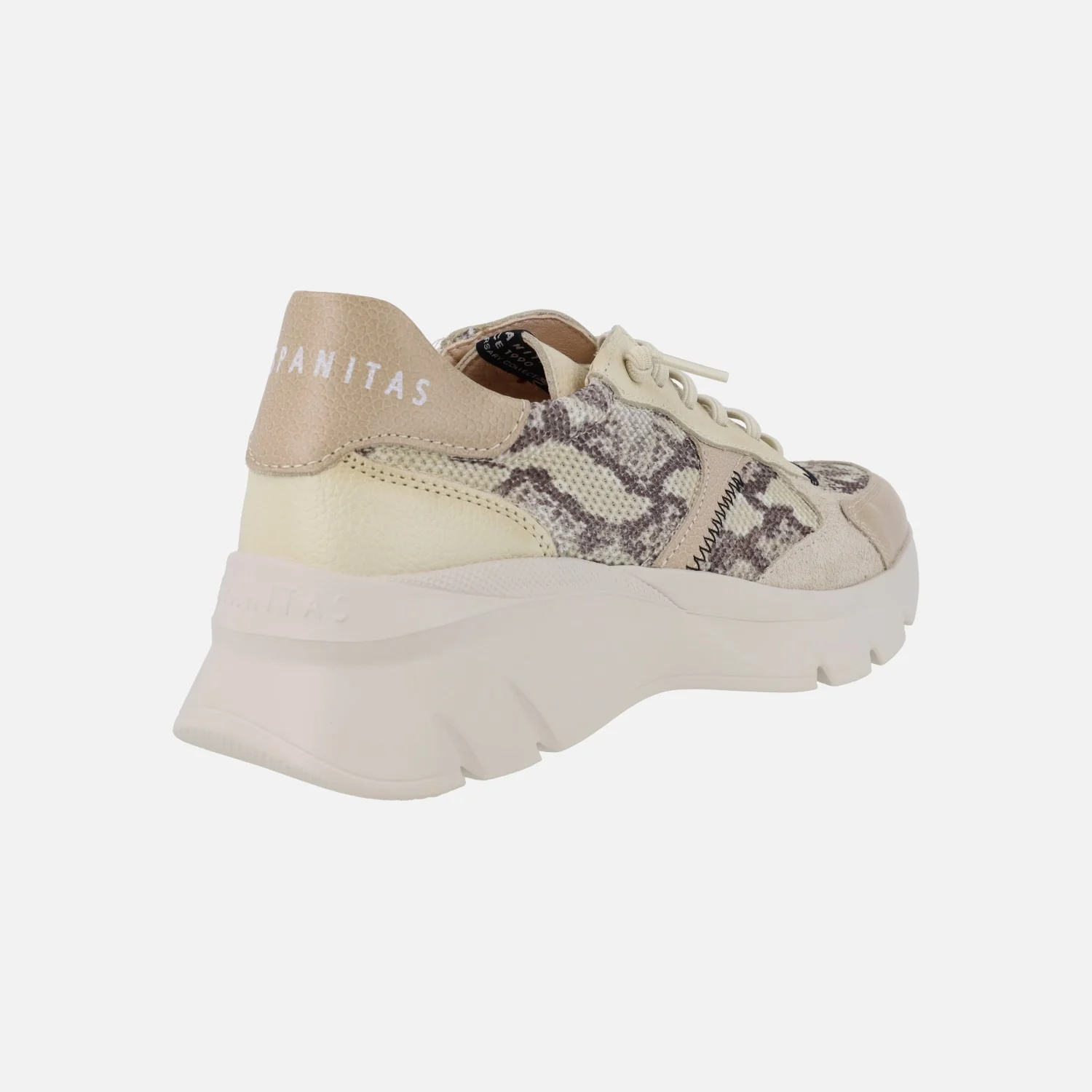 Zapatillas deportivas con plataforma Kansas Python Taupe - Image 4