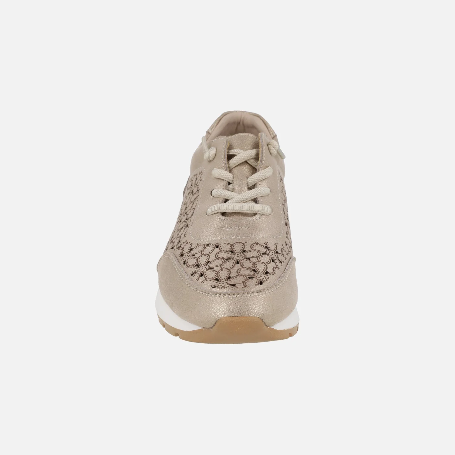 Zapatillas deportivas con serigrafiado y troquelados de flores - Image 4