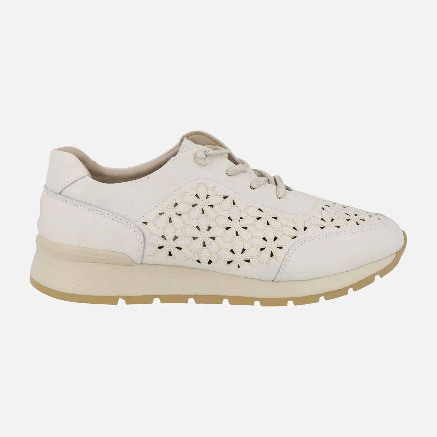 Zapatillas deportivas con serigrafiado y troquelados de flores - Image 7
