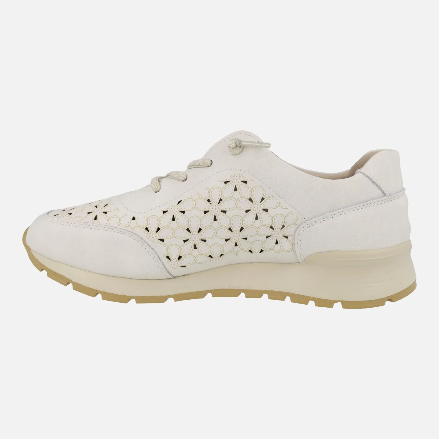 Zapatillas deportivas con serigrafiado y troquelados de flores - Image 9
