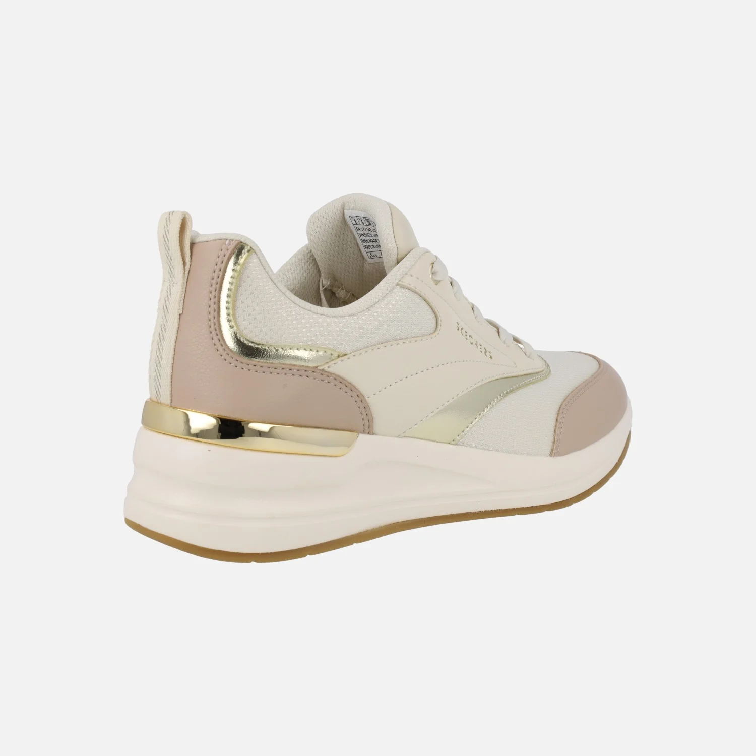 Zapatillas deportivas de cuña en combinado beige Billion 2 - Monroe - Image 4