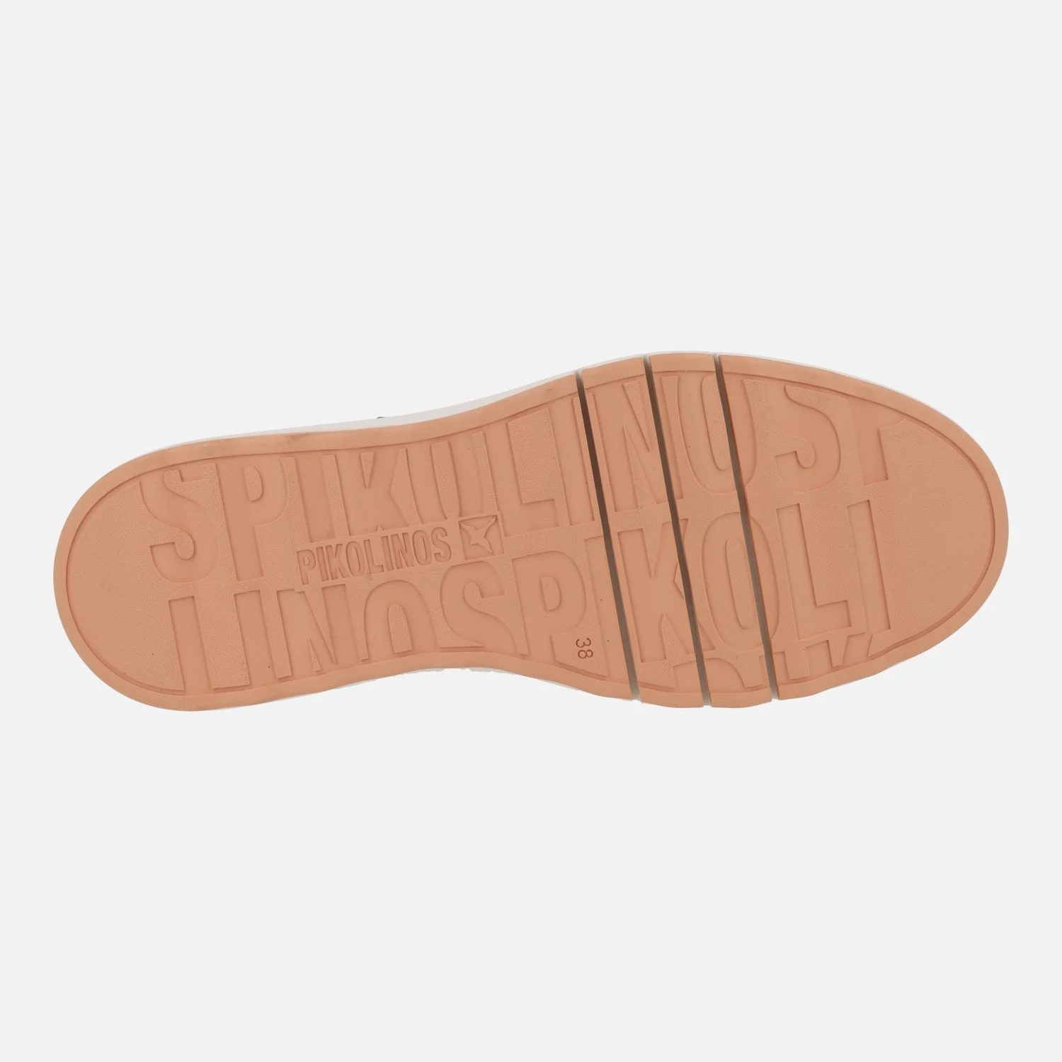 Zapatillas deportivas de piel Arenas con troquelados y cordones elásticos - Image 6
