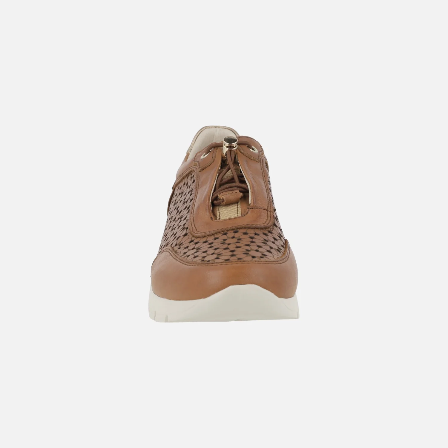 Zapatillas deportivas de piel Cantabria con troquelado de flores - Image 12