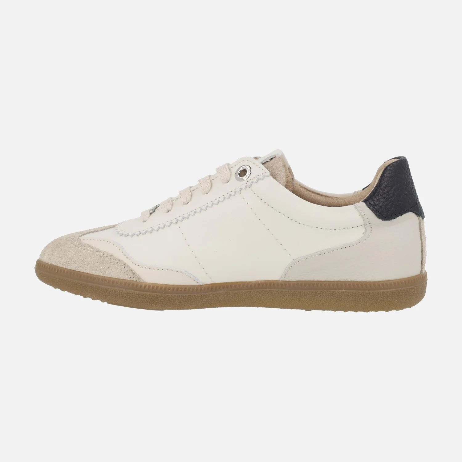 Zapatillas deportivas de piel con cordones en combinado hielo - Image 4