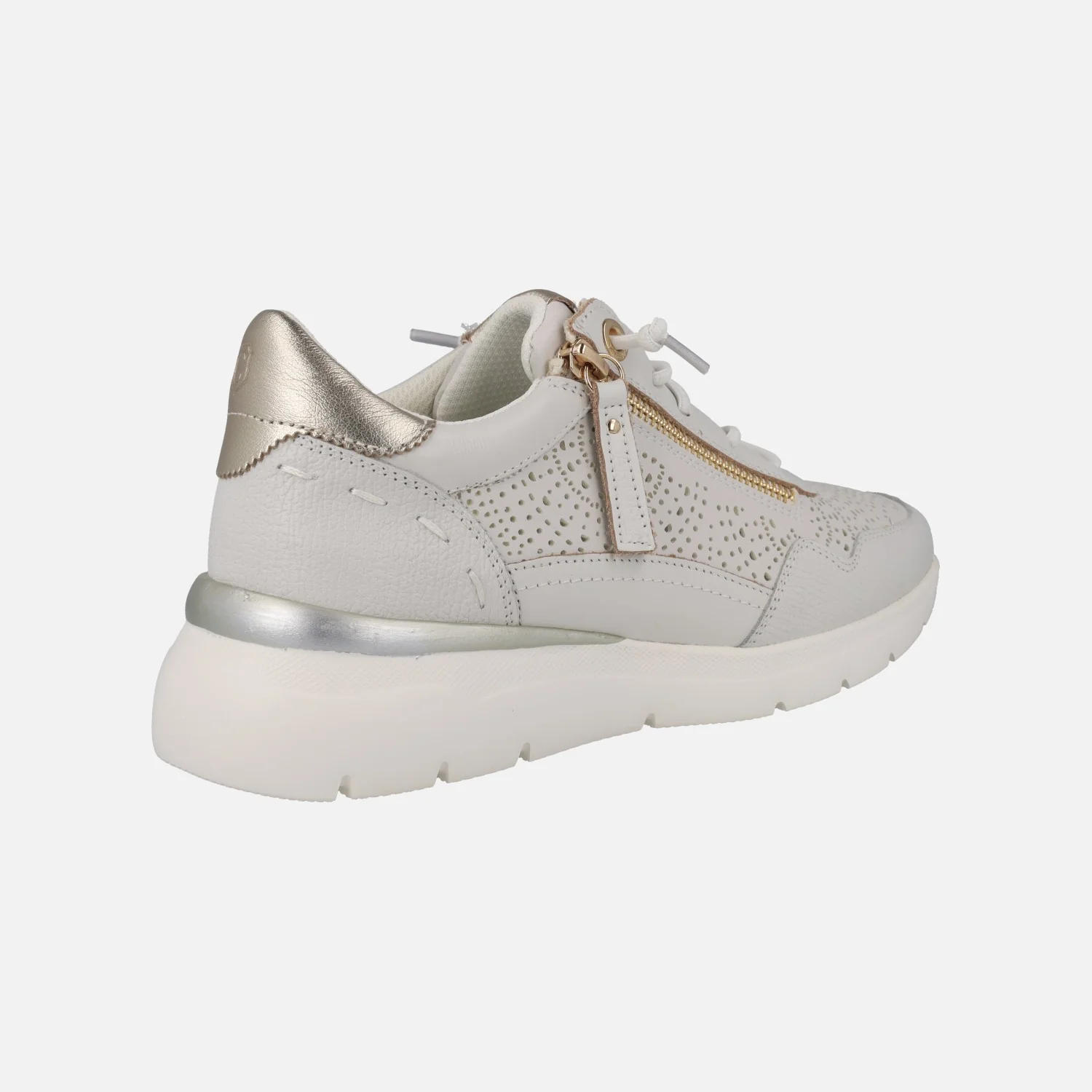 Zapatillas deportivas de piel con cordones y cremallera Carmela - Image 10