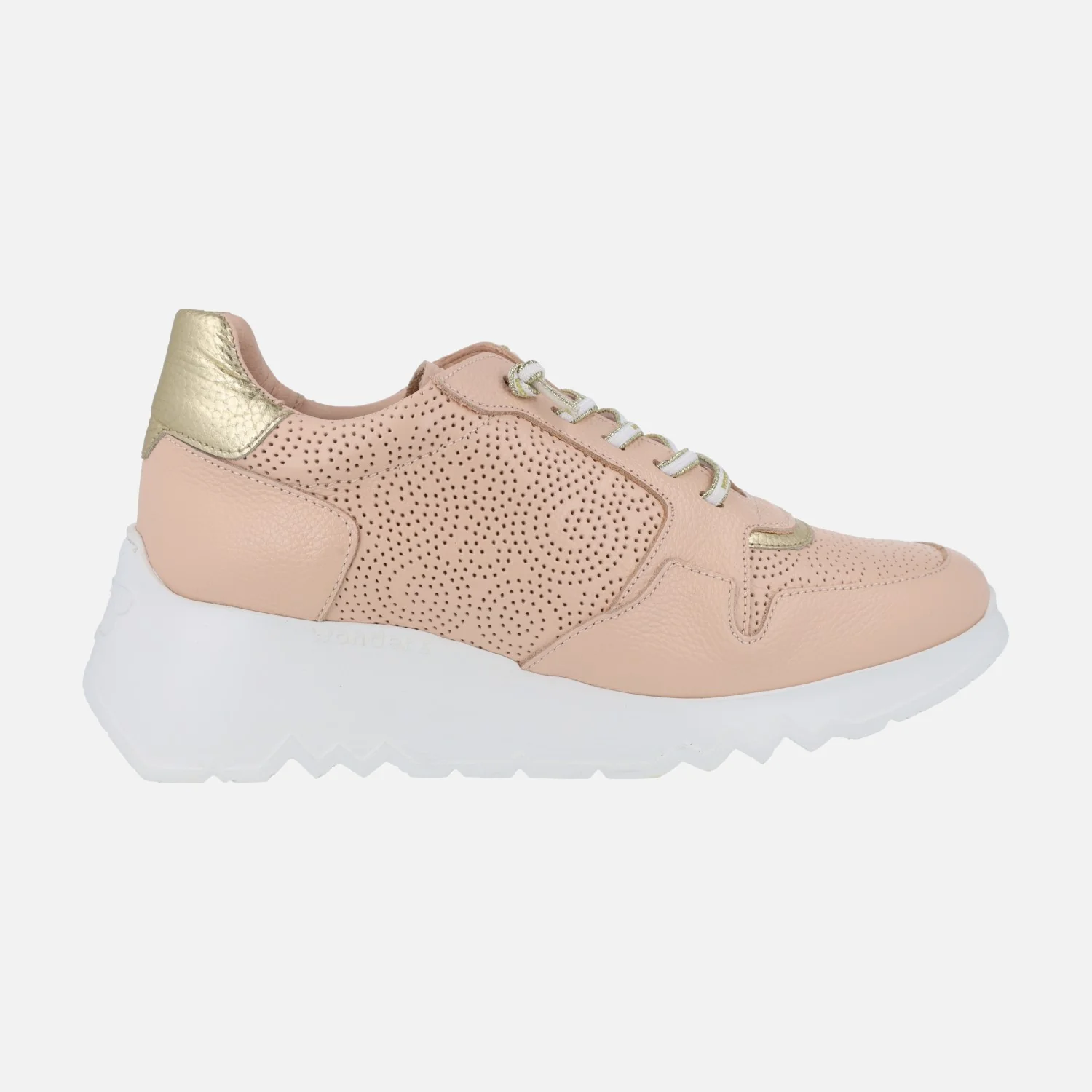 Zapatillas deportivas de piel con dibujos troquelados - Image 7