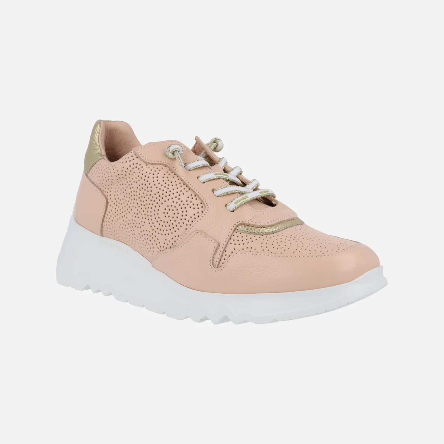 Zapatillas deportivas de piel con dibujos troquelados - Image 8