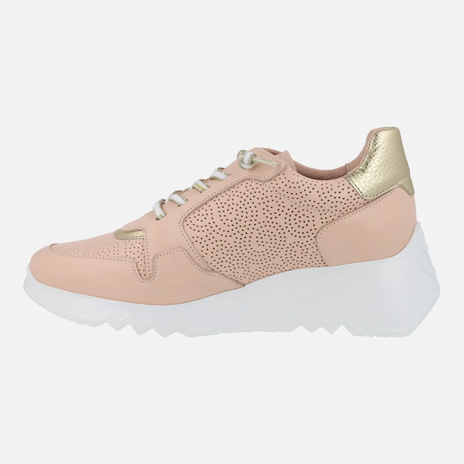 Zapatillas deportivas de piel con dibujos troquelados - Image 9