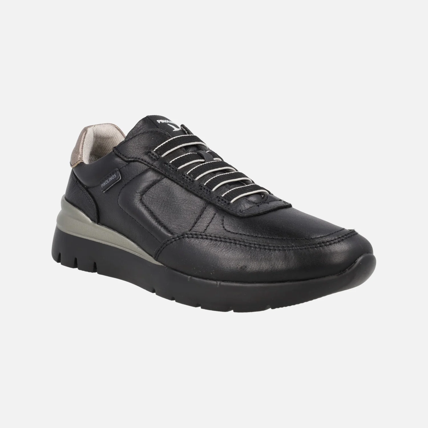 Zapatillas deportivas de piel con elásticos Cantabria - Image 2