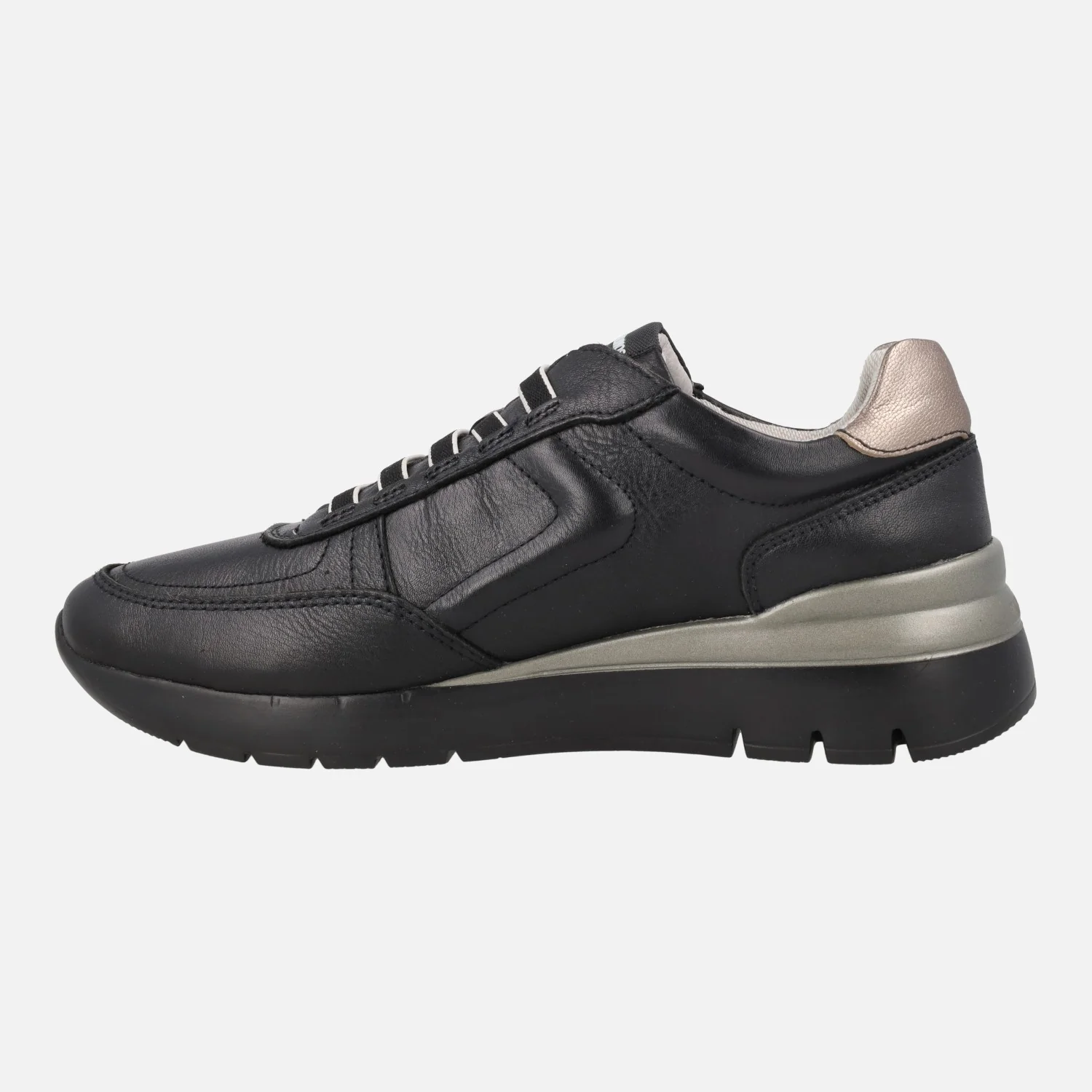 Zapatillas deportivas de piel con elásticos Cantabria - Image 3