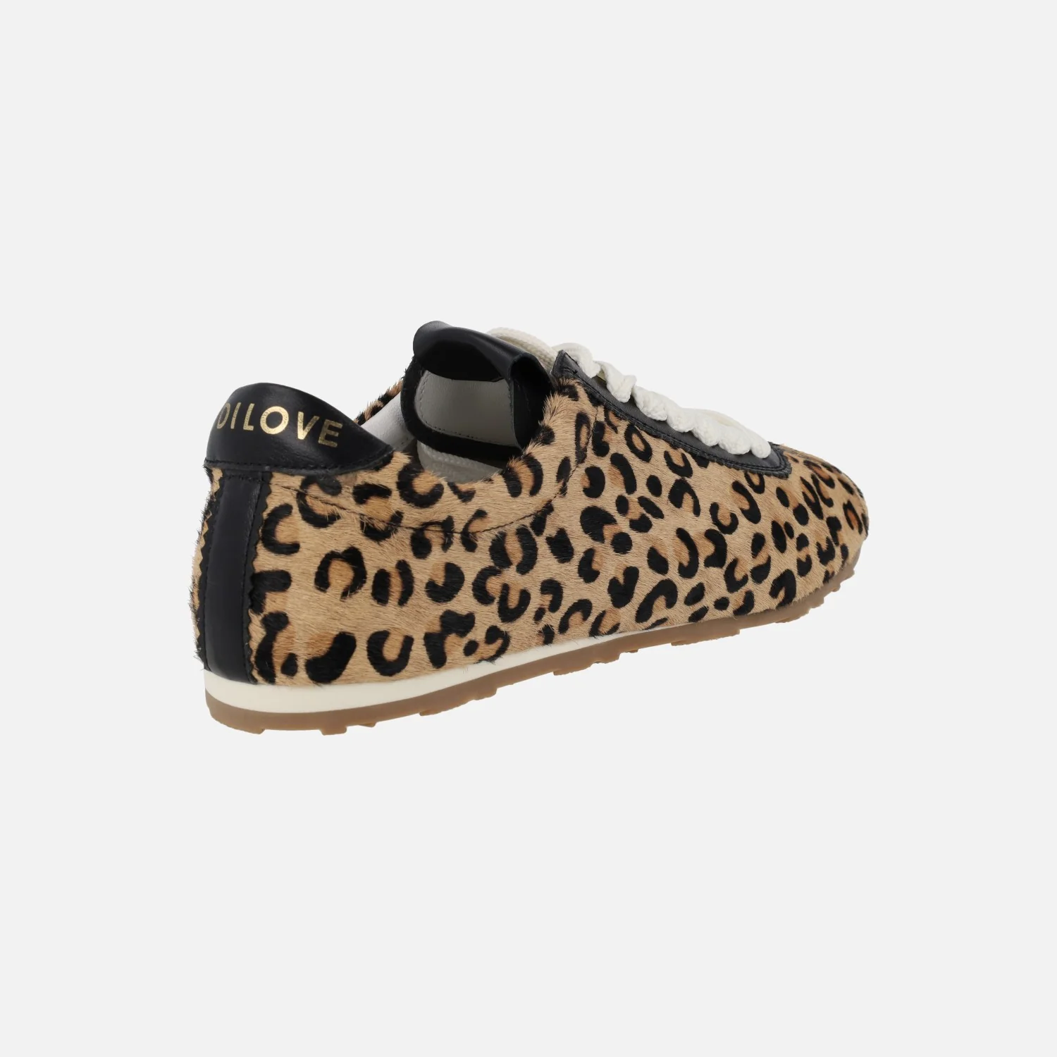 Zapatillas deportivas en piel animal print leopardo SO5508-P - Image 4