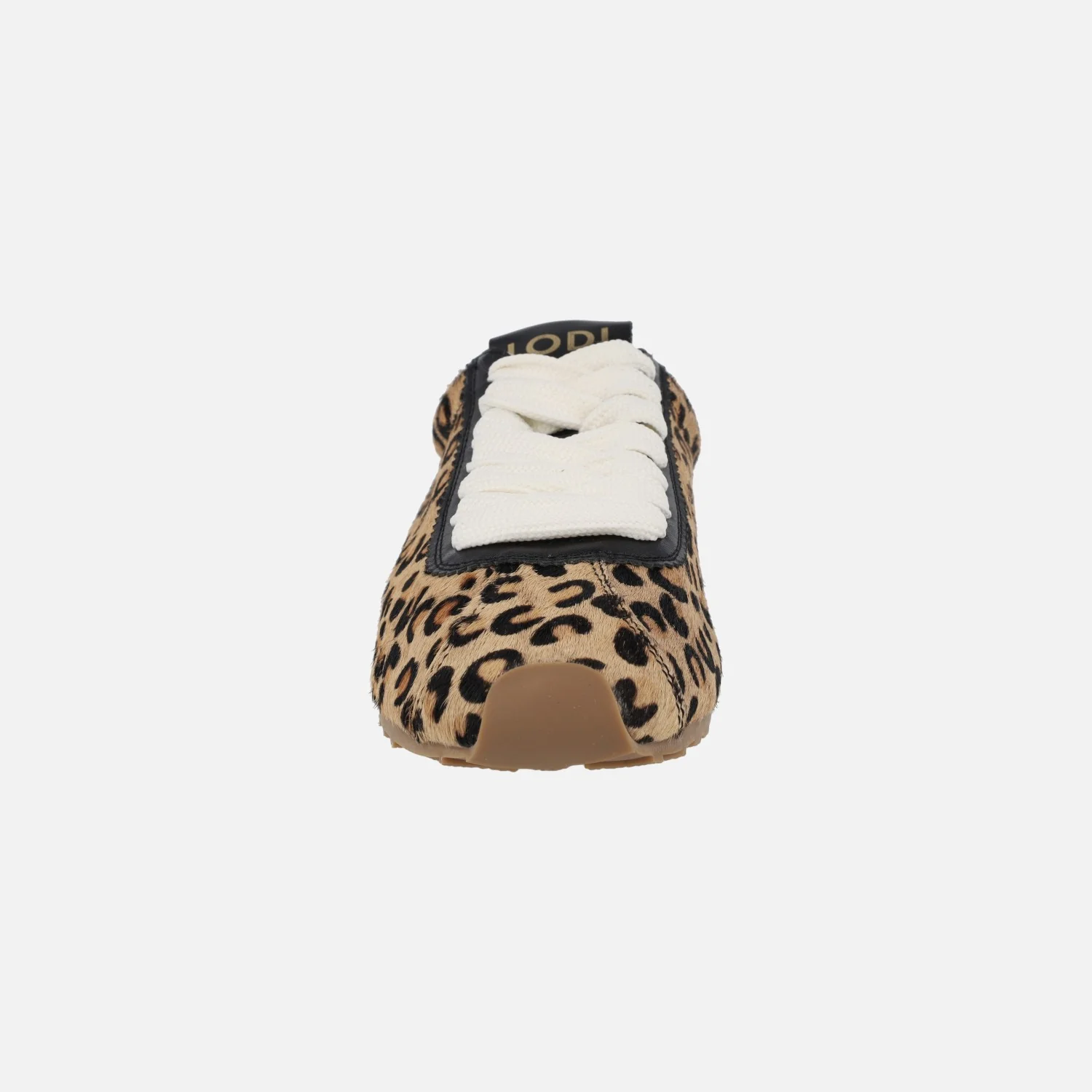 Zapatillas deportivas en piel animal print leopardo SO5508-P - Image 5