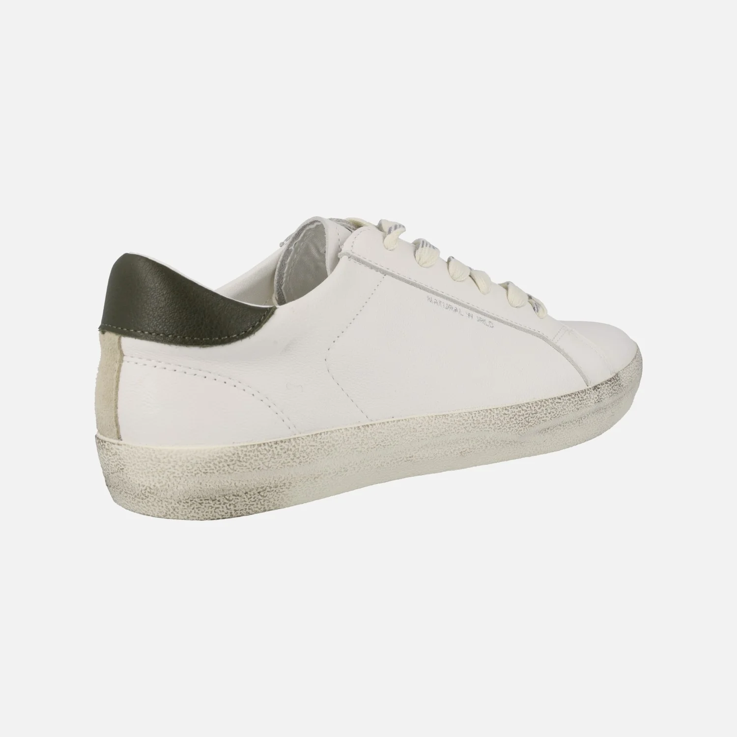 Zapatillas deportivas en piel blanca para hombre Enne - Image 4