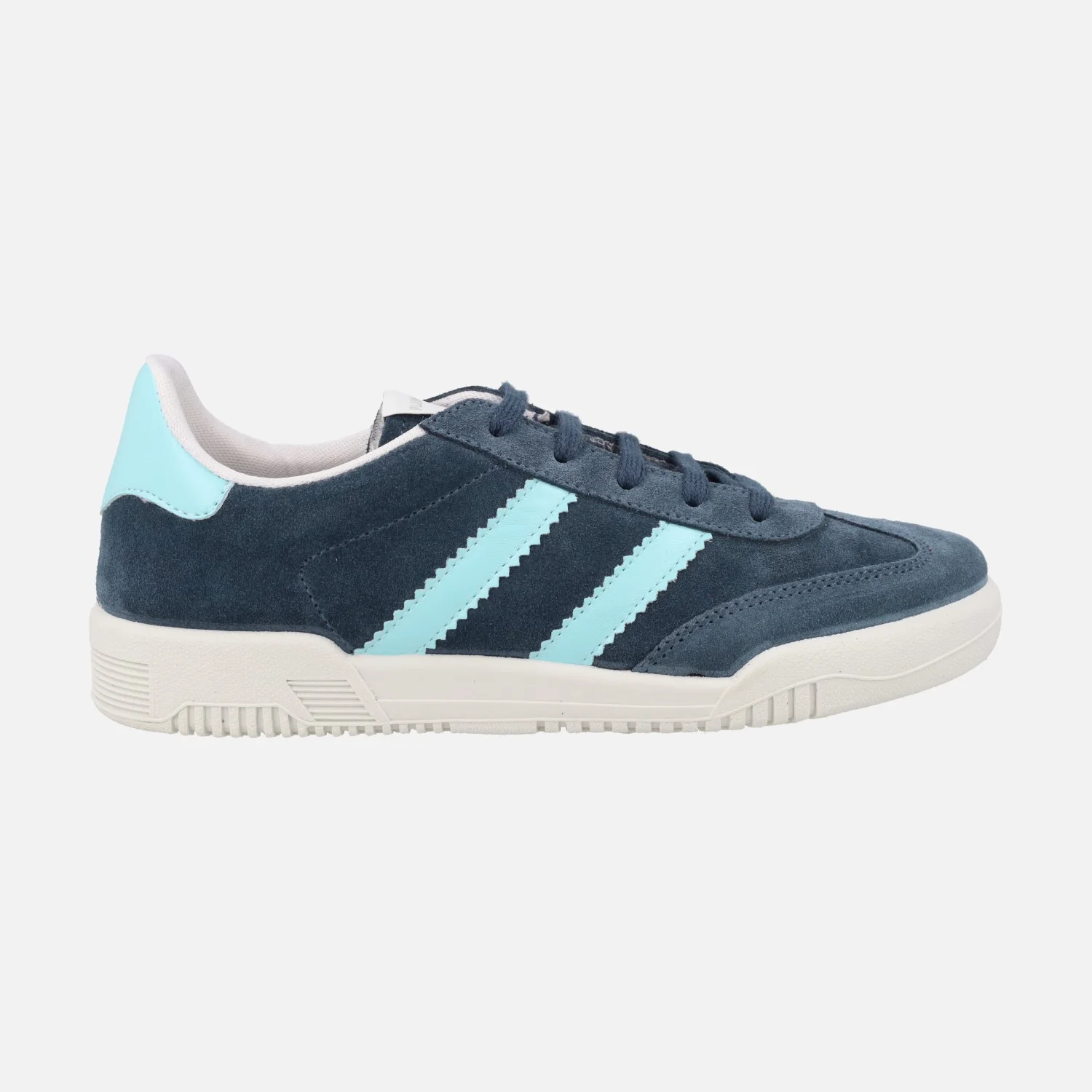 Zapatillas deportivas en piel serraje con cierre de cordones - Image 7