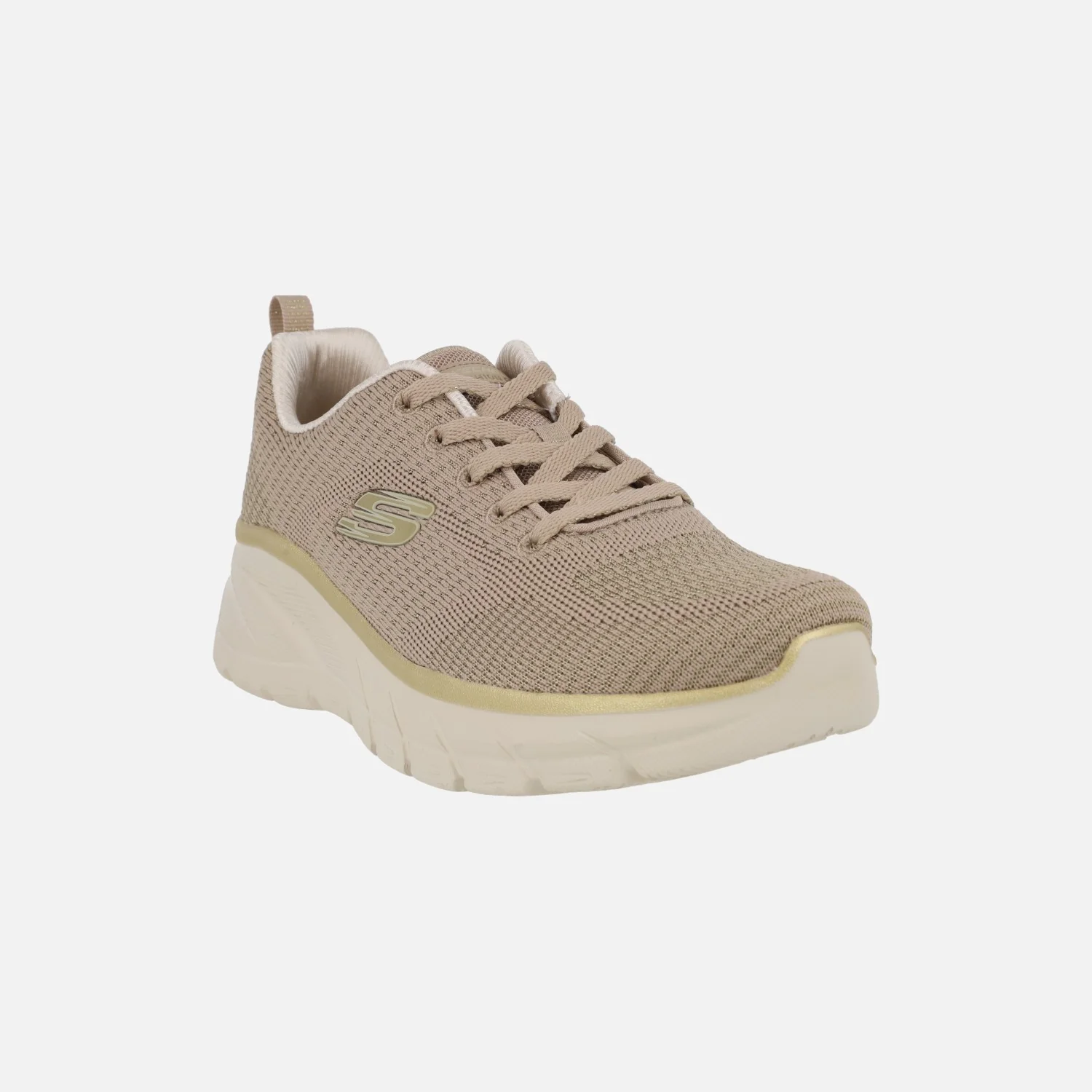 Zapatillas deportivas Fashion Fit 2.0 - Moonlight Glow en tejido beige metalizado - Image 2