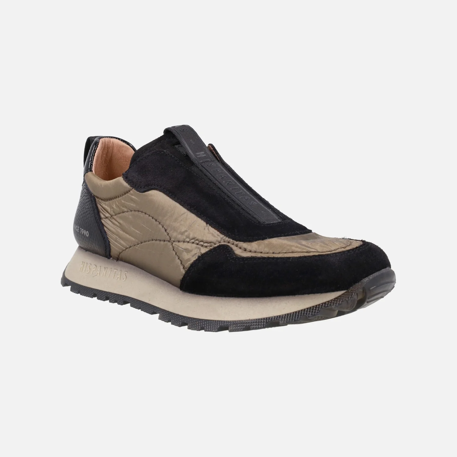 Zapatillas deportivas Kansas en piel y nylon con banda elástica - Image 2