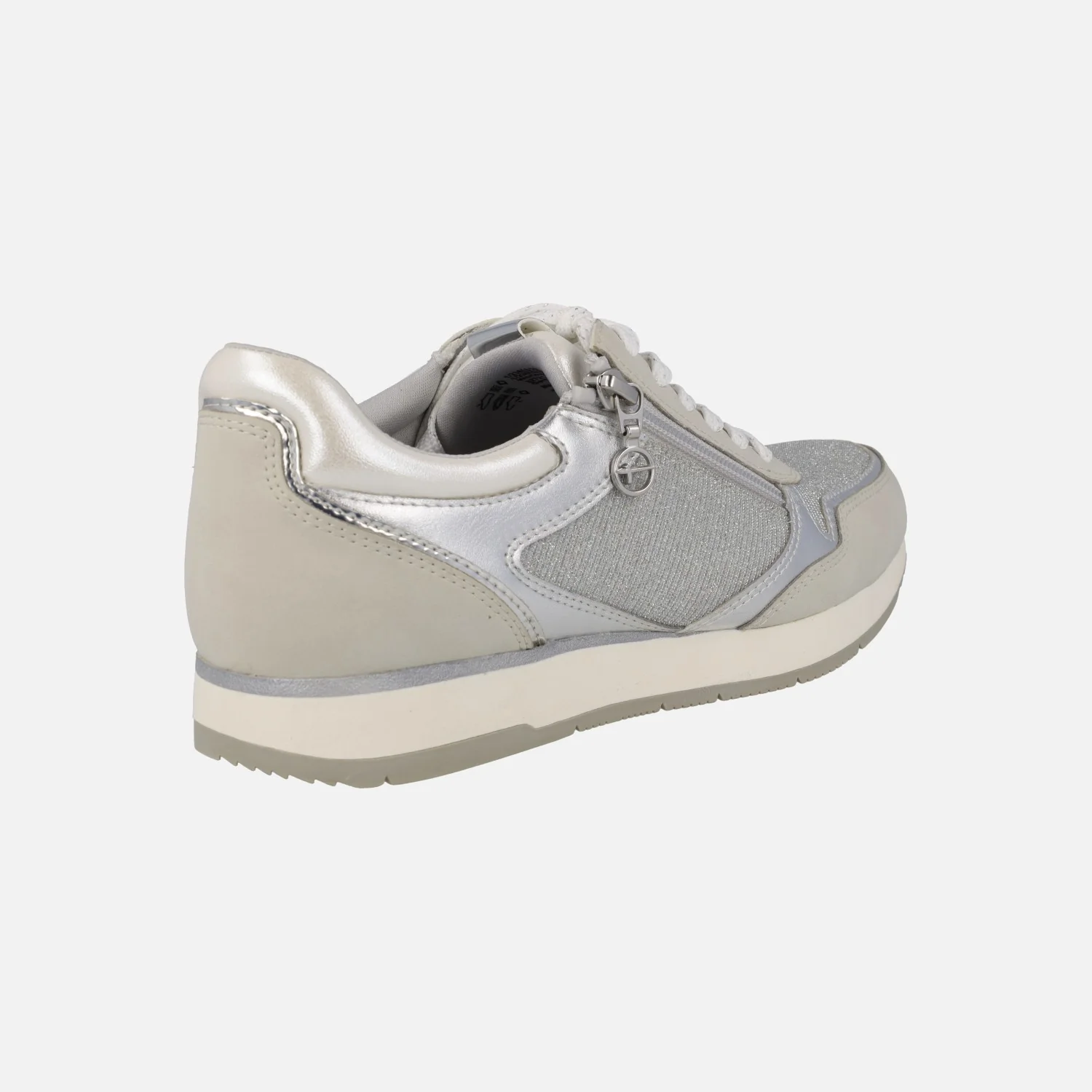 Zapatillas deportivas multimaterial con cordones y cremallera - Image 4
