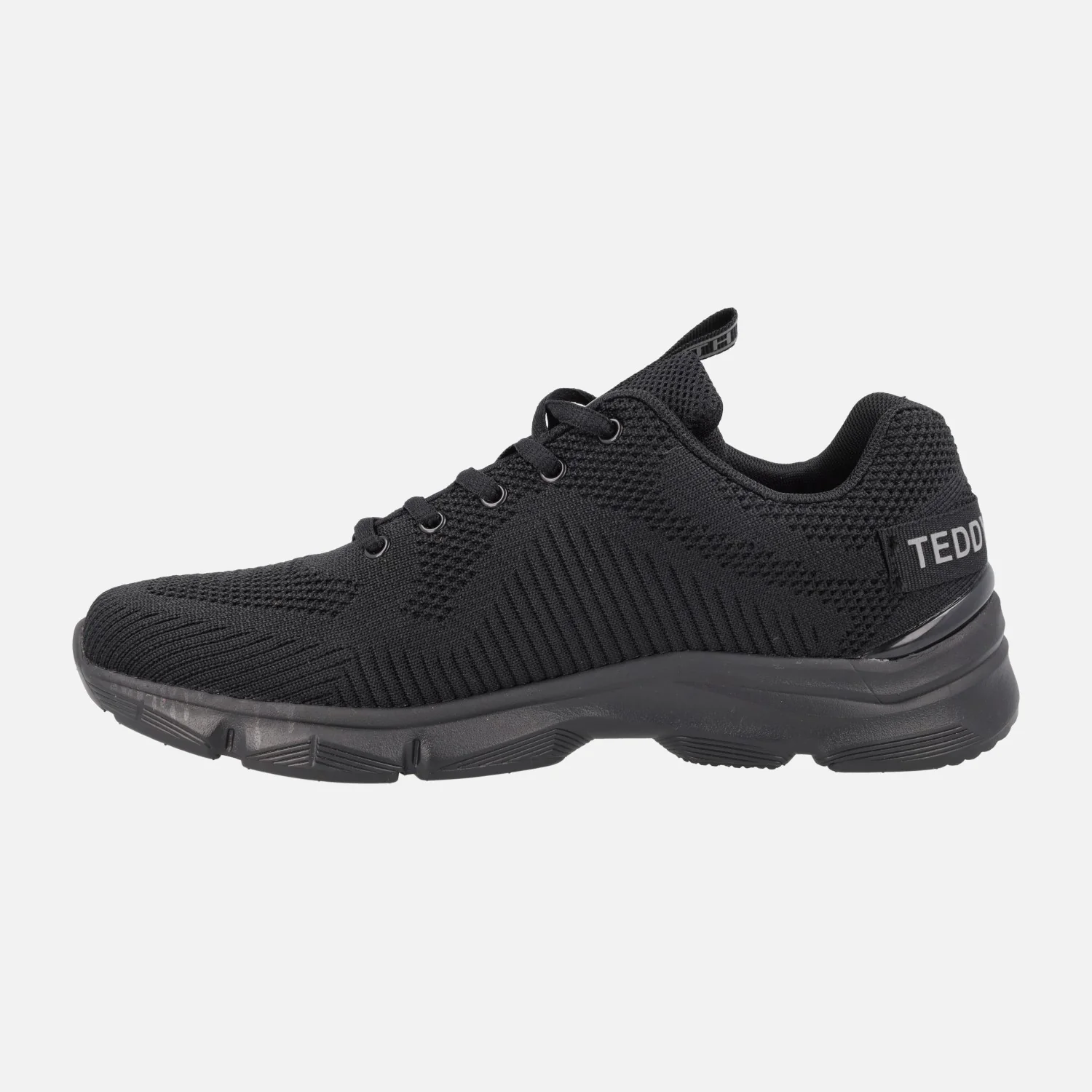 Zapatillas deportivas negras con cordones para hombre - Image 3