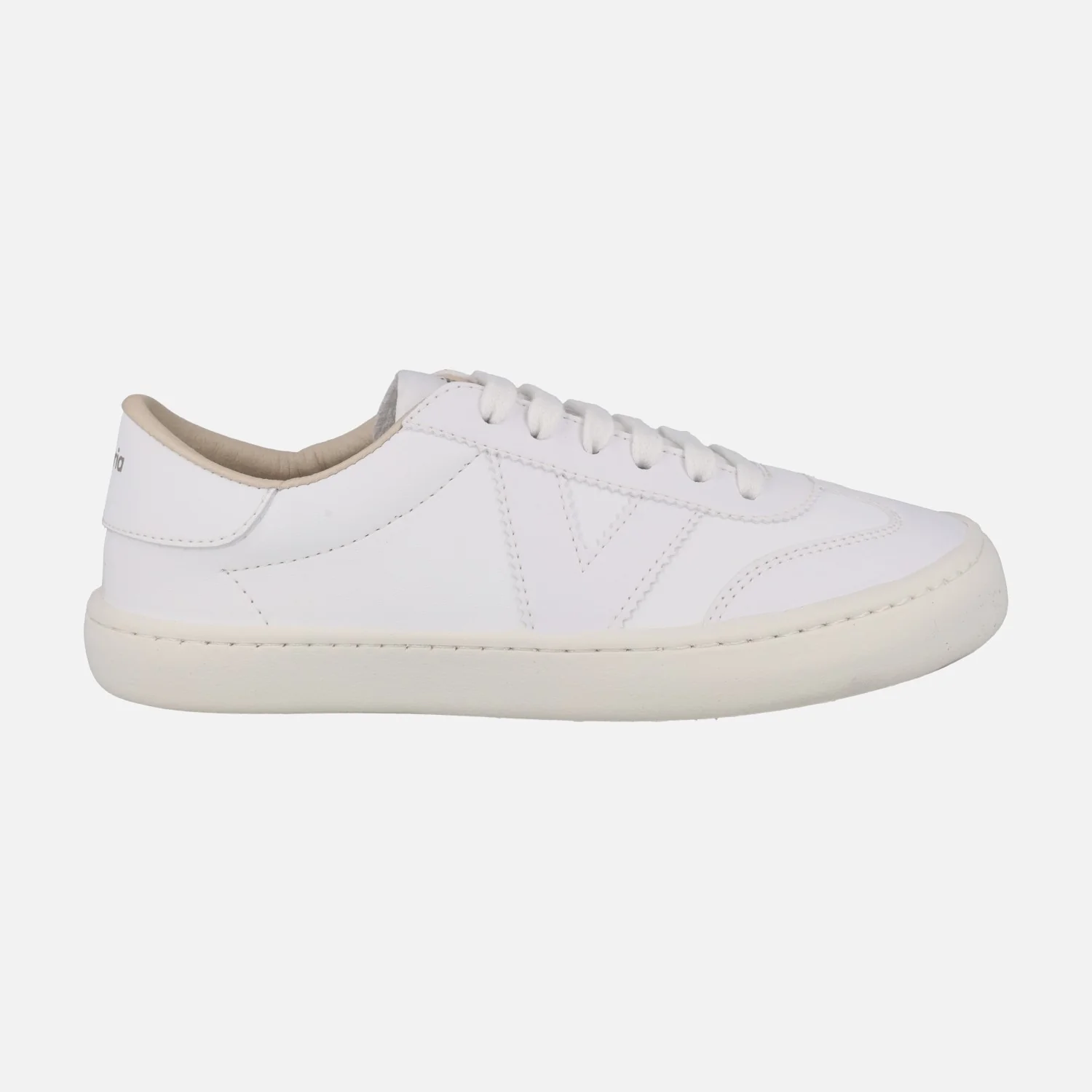 Zapatillas deportivas Olmo Barefoot efecto piel monocromo blanco