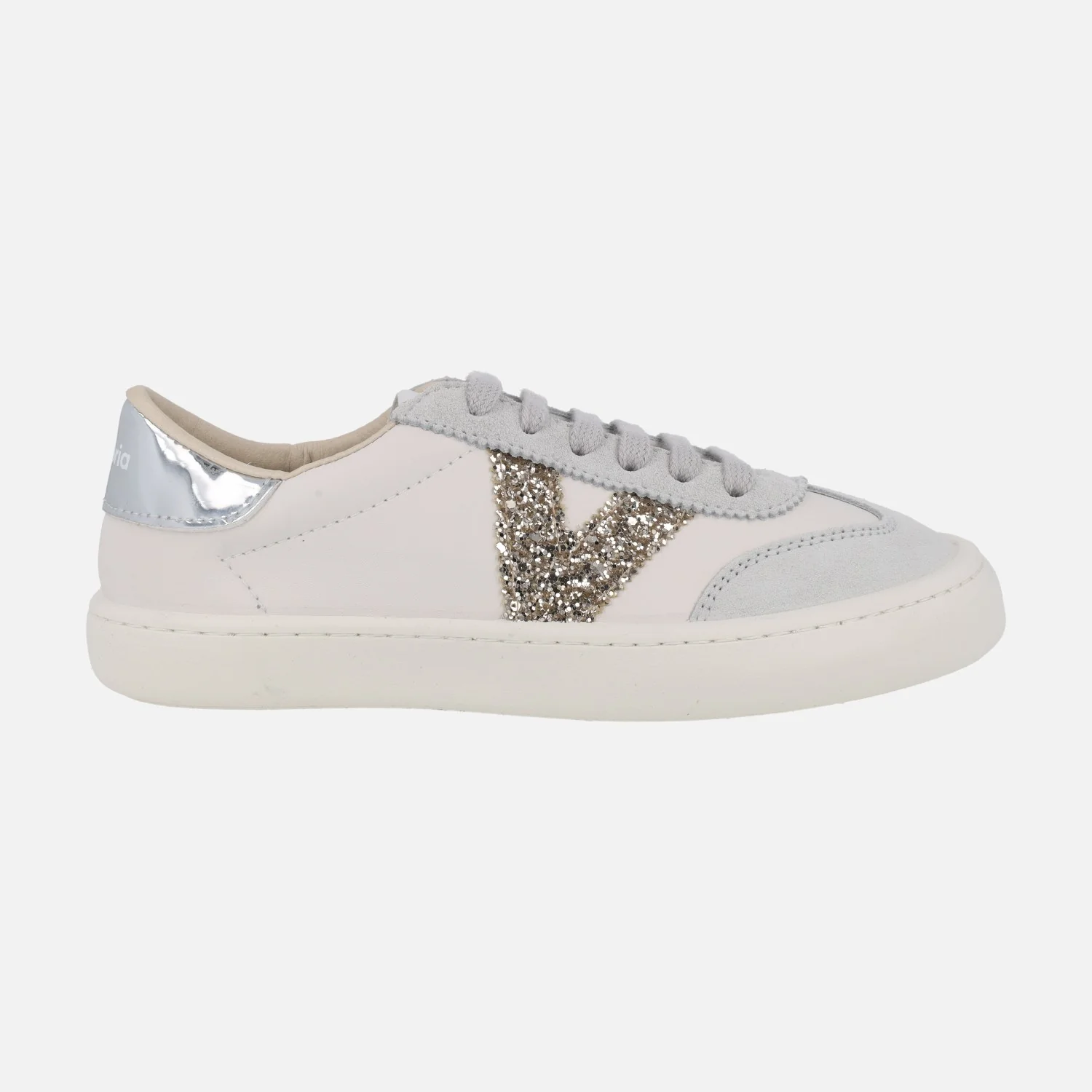 Zapatillas deportivas Olmo Barefoot efecto piel y fantasia glitter VICTORIA - Image 4