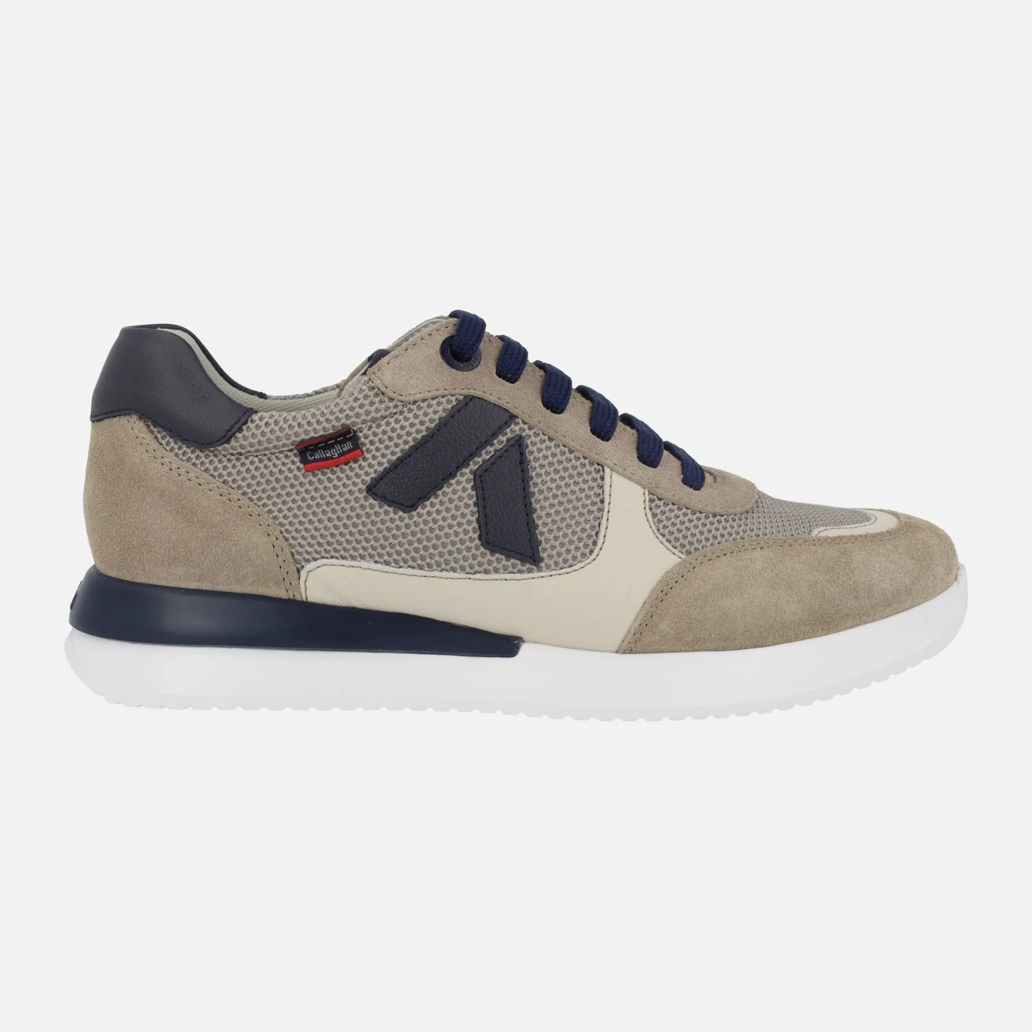 Zapatillas deportivas para hombre en combinado piedra Moses-2